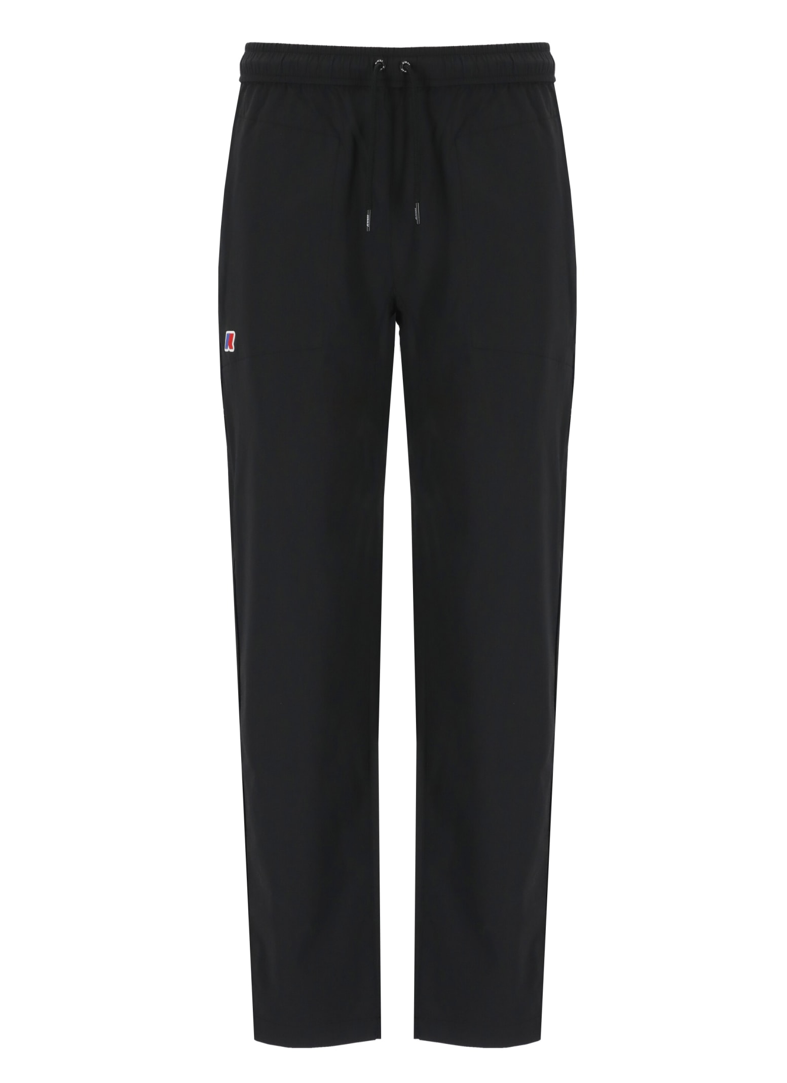 Shop K-way Med Travel Trousers In Black