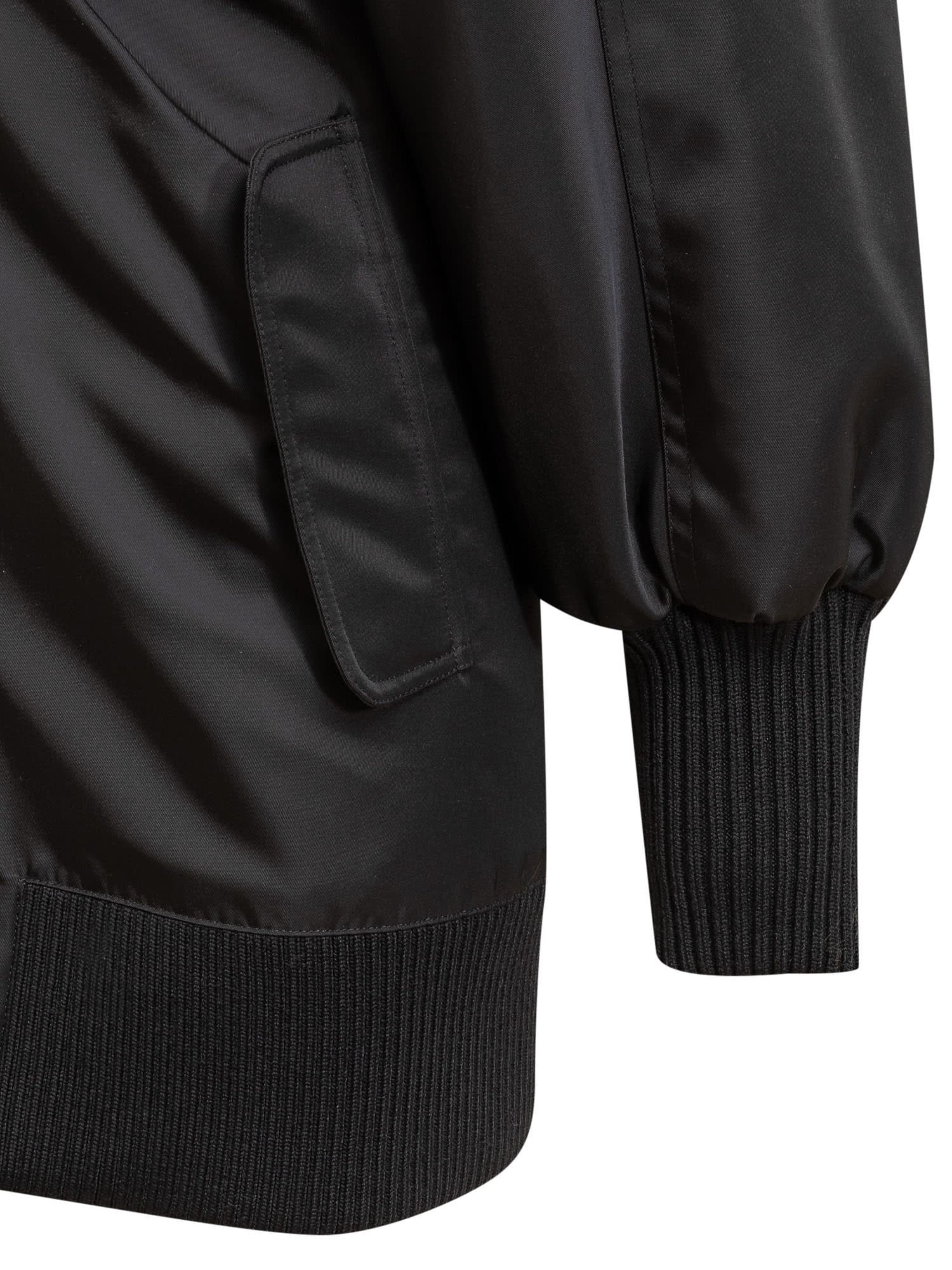 Off-white Off White Puff Dress In Black