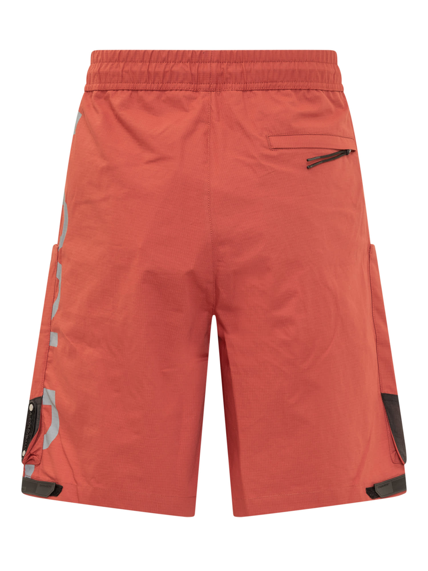 Shop A-cold-wall* Drawstring Shorts In Rust