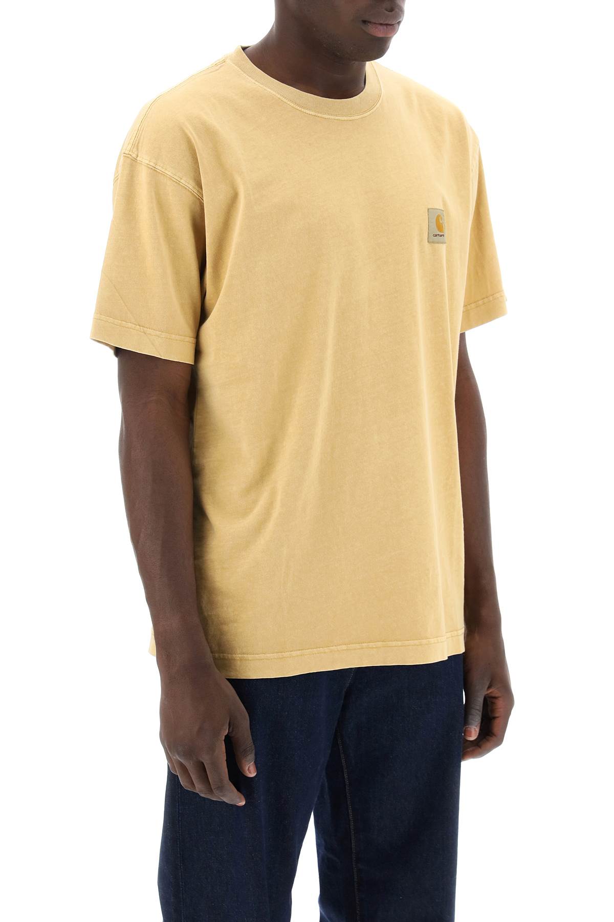 Shop Carhartt Nelson T-shirt In Yh.gd Bourbon Garment Dyed
