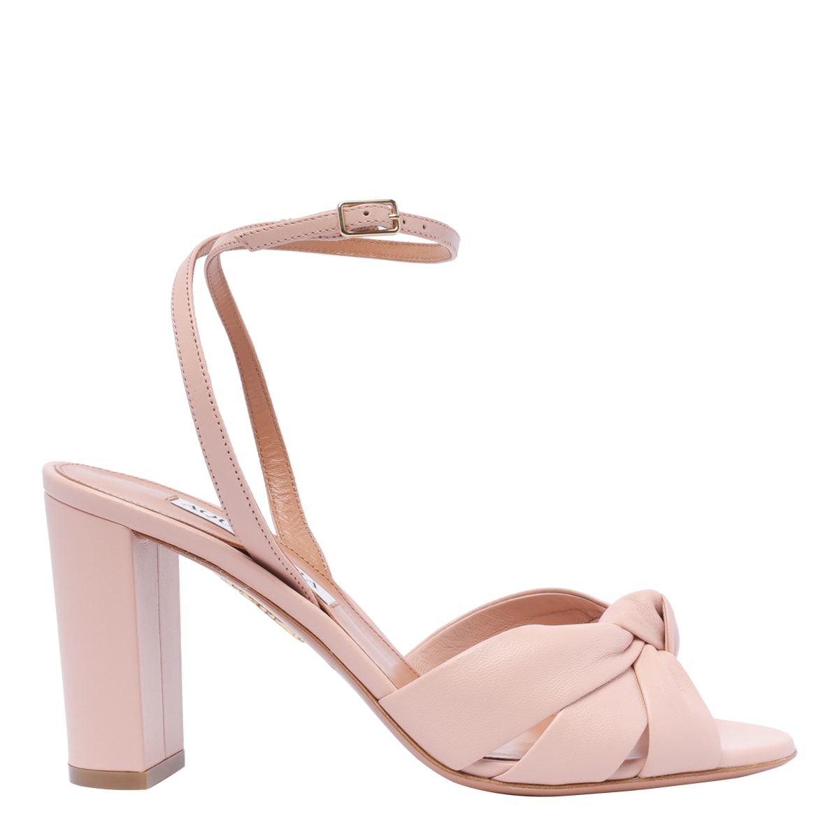 Shop Aquazzura Nina Sandals In Pink