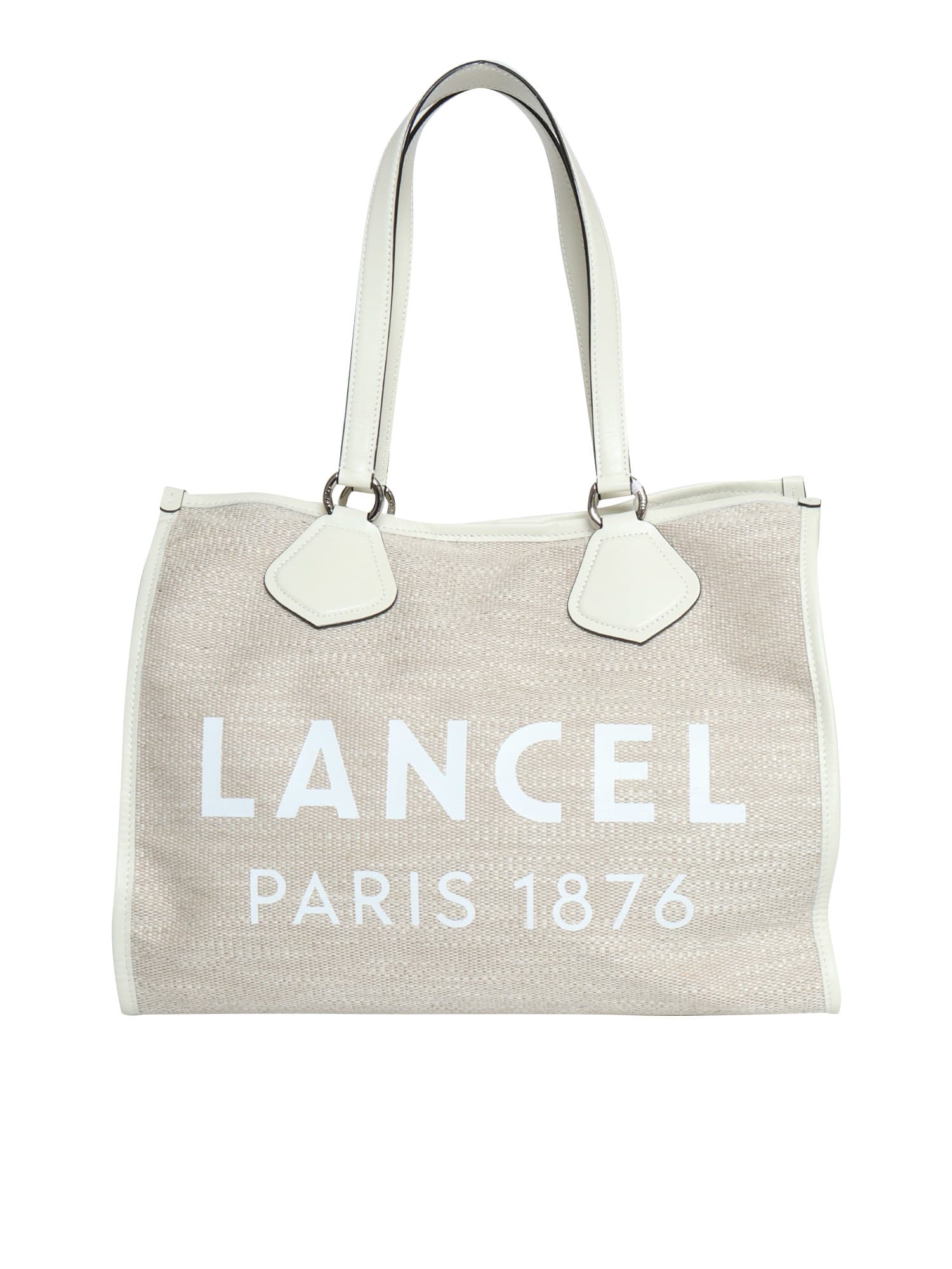 Lancel Beige Cabas Bag