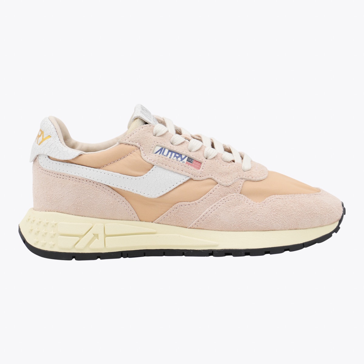 Autry Multicolor Fabric And Suede Reelwind Sneakers