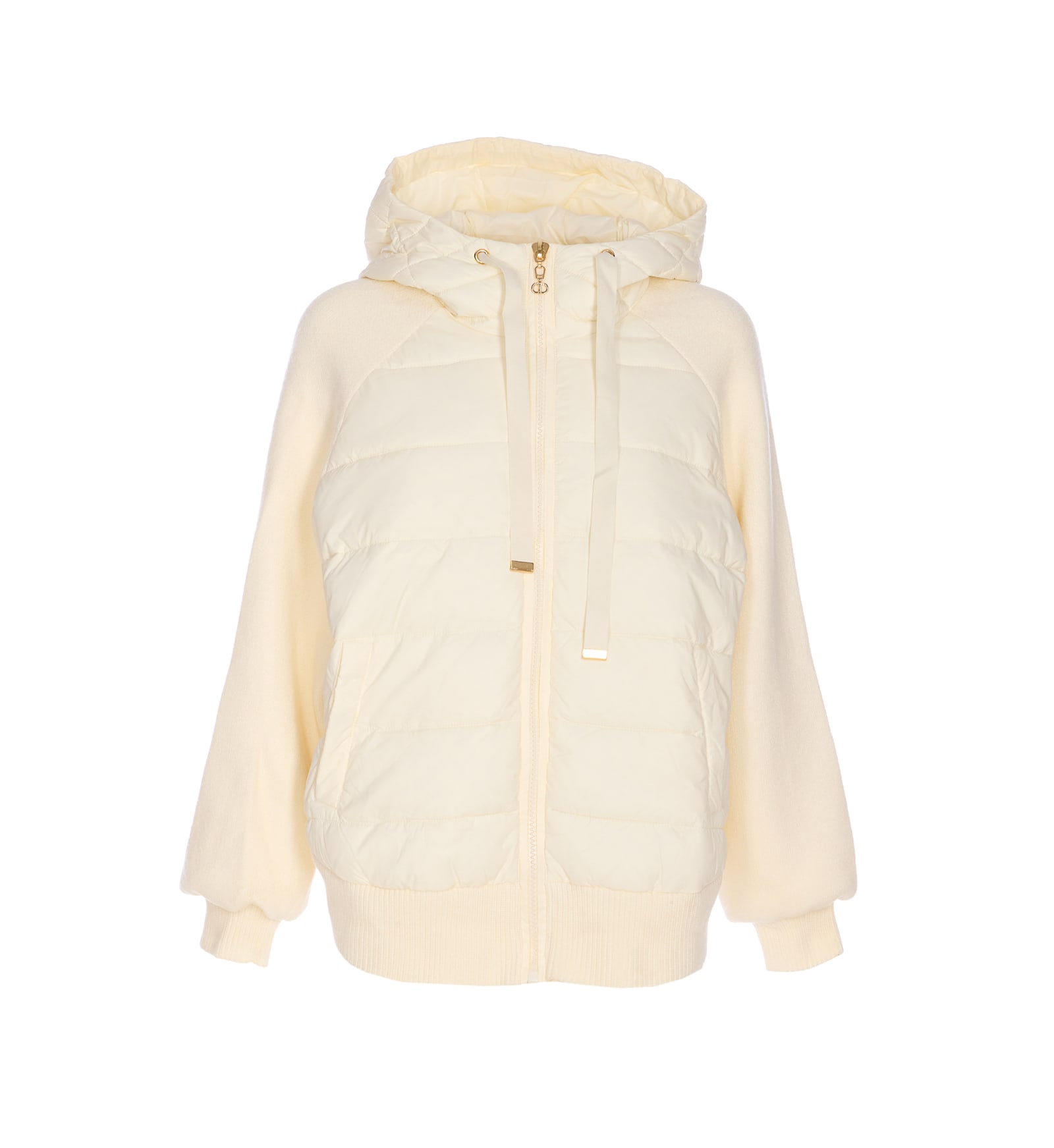 Twinset Down Jacket In White