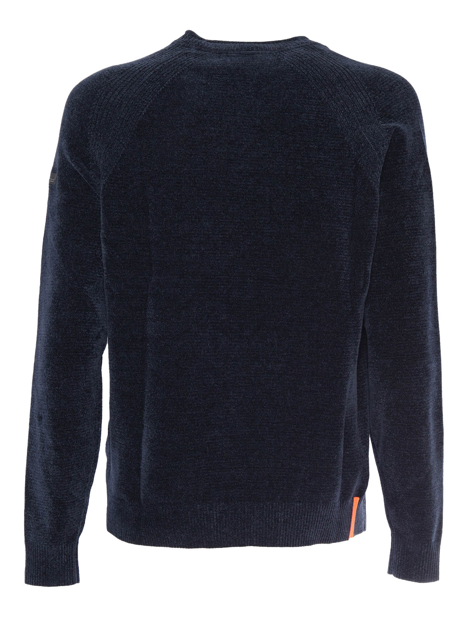 Shop Rrd - Roberto Ricci Design Velvet Round Knit In Black