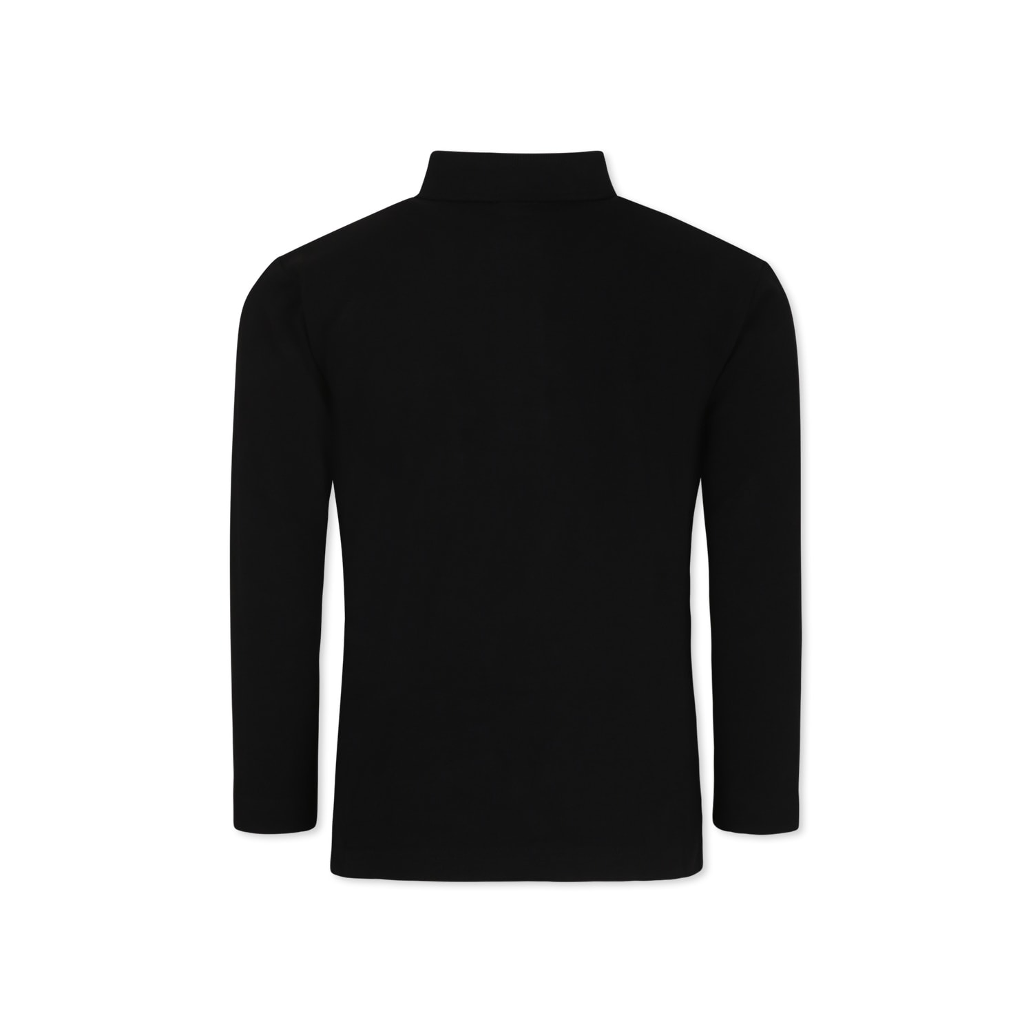 Timberland Black Polo Shirt For Boy With Logo In Black
