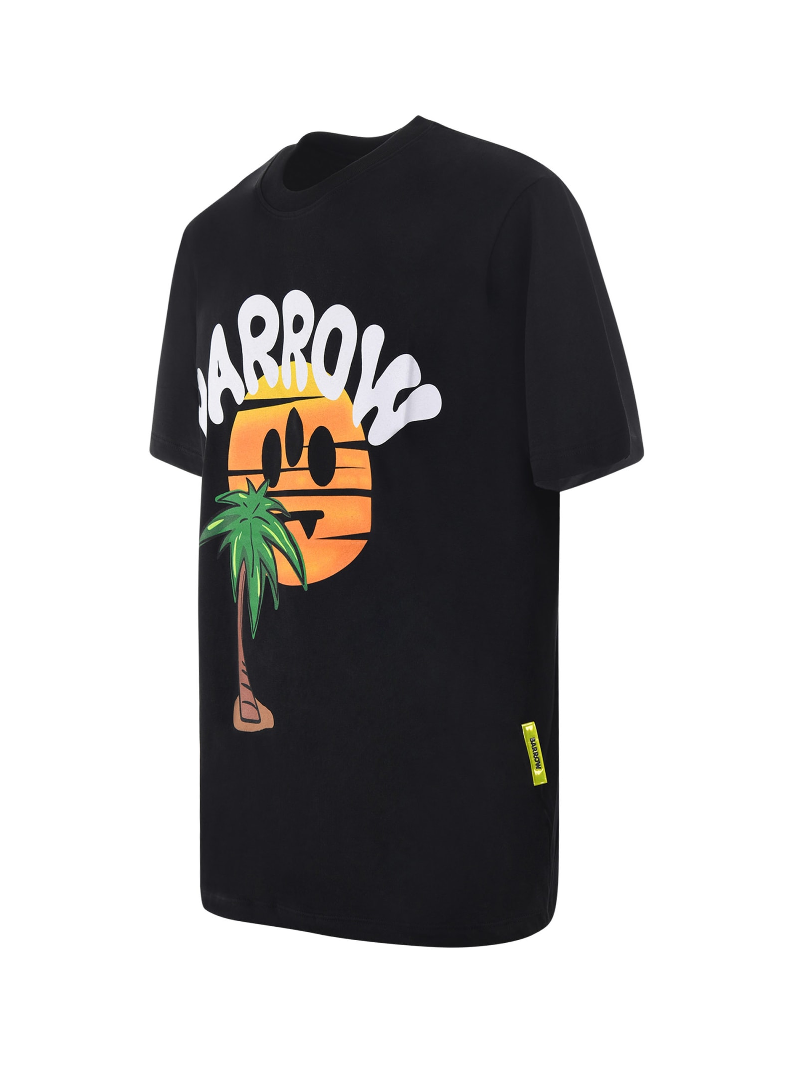 Shop Barrow Cotton T-shirt In Nero