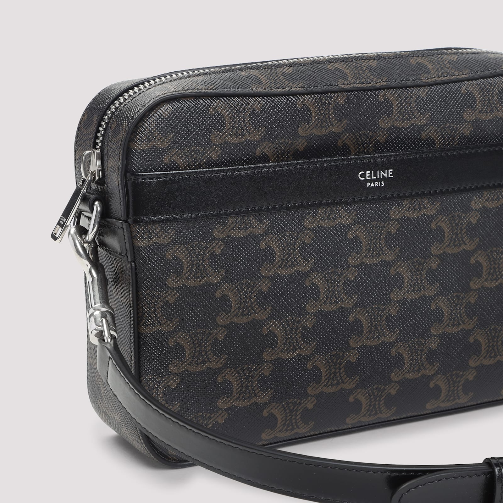 Celine Small Messenger Bag Leather Strap In Multi