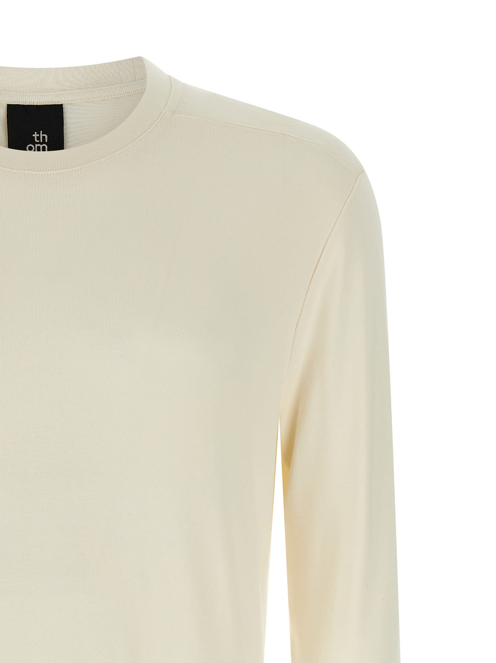 Thom Krom Off White Long Sleeve T-shirt In White