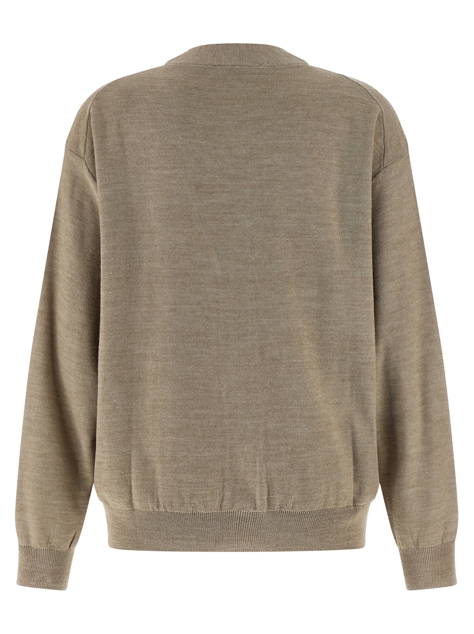 Lemaire Relaxed Twisted Cardigan In Neutral