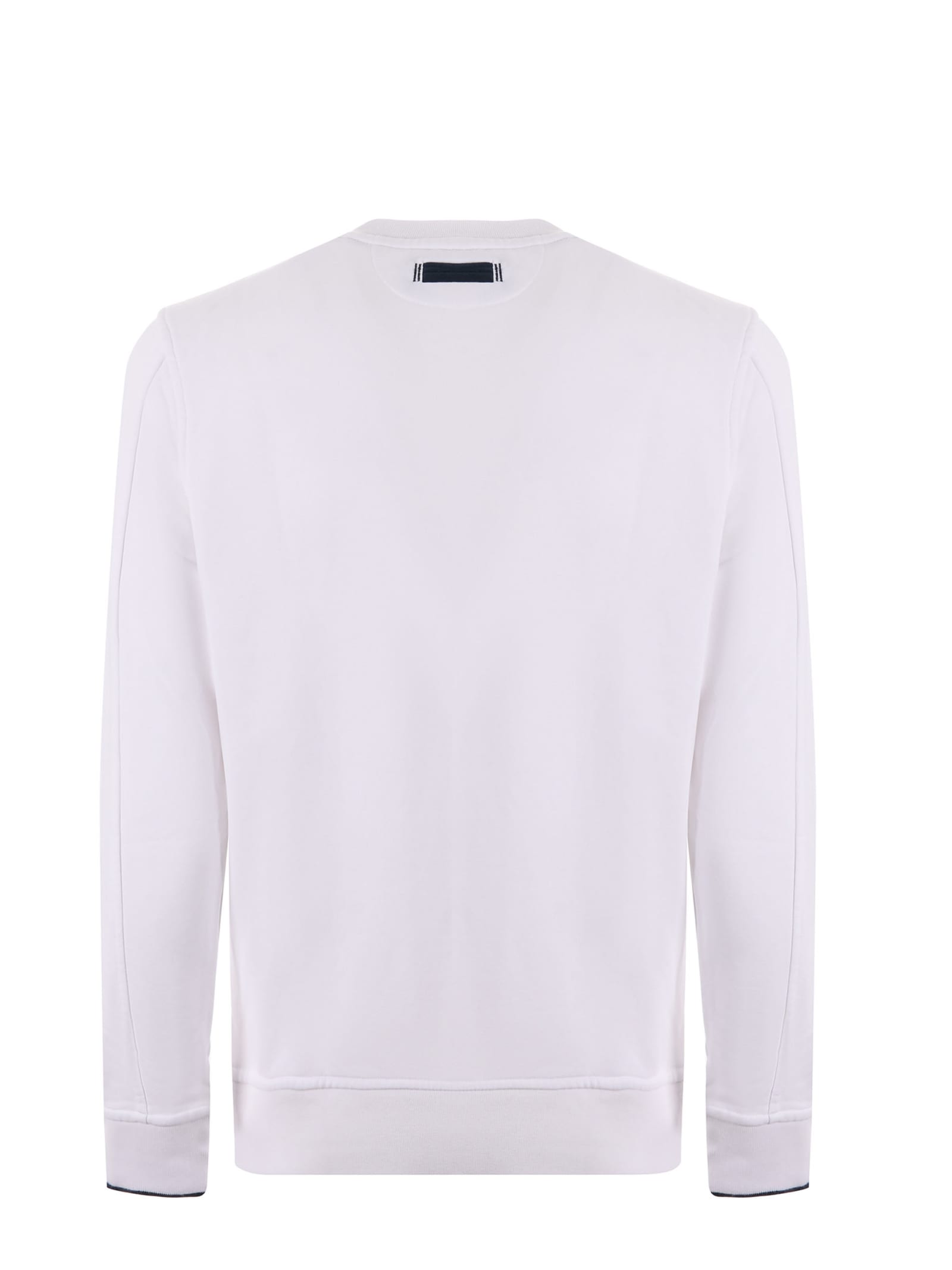 Shop Blauer Sweatshirt In Bianco