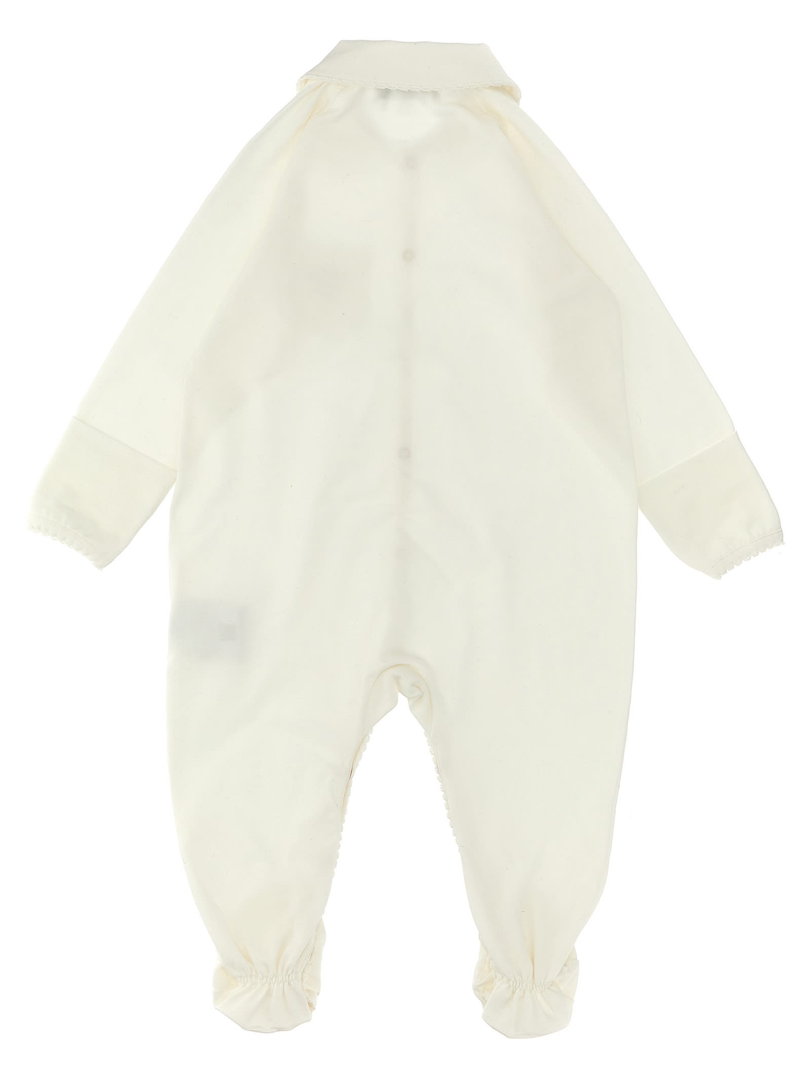Shop Versace Baby Set Bib + Bib In White