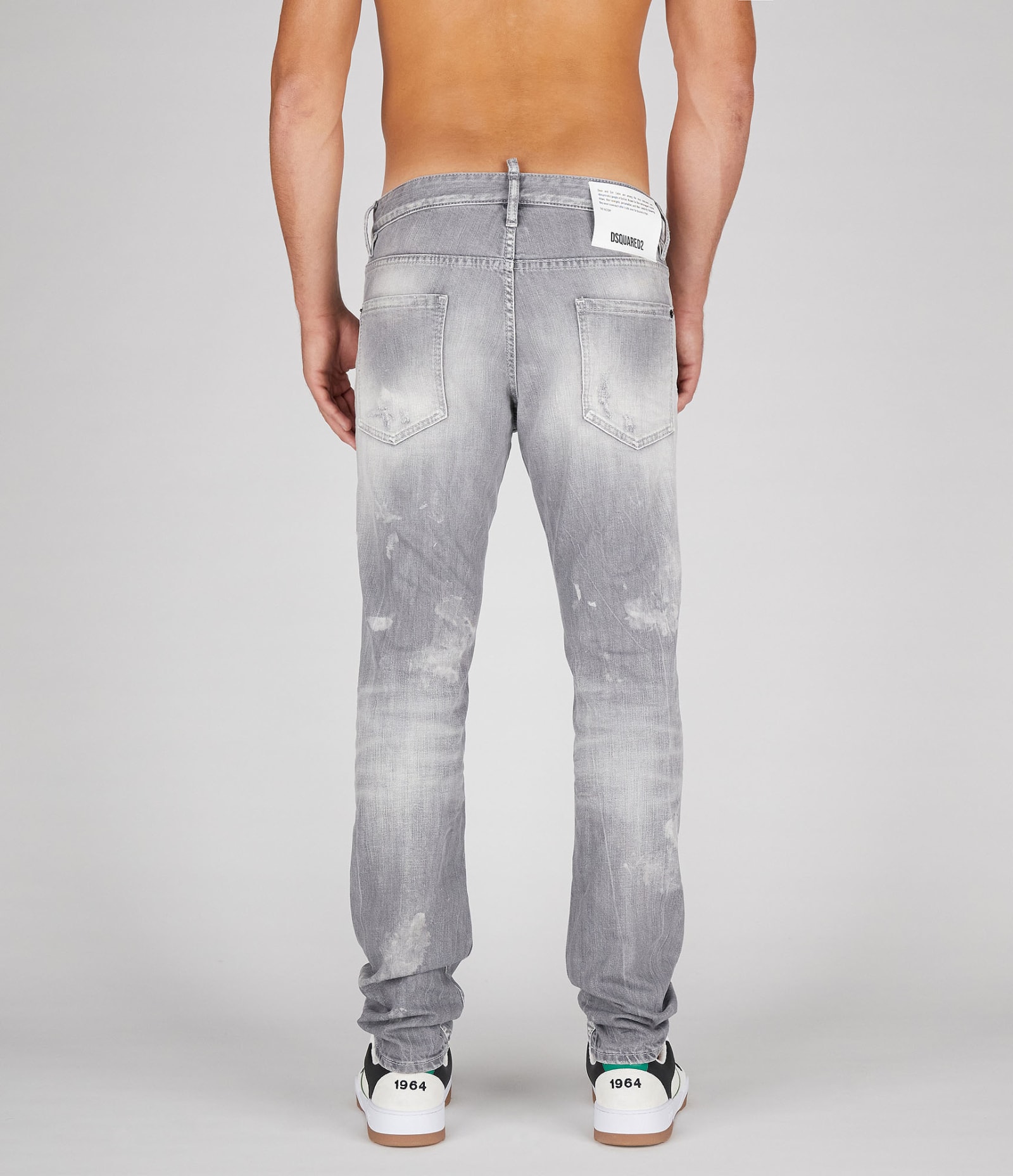 Shop Dsquared2 5 Pockets In Grey