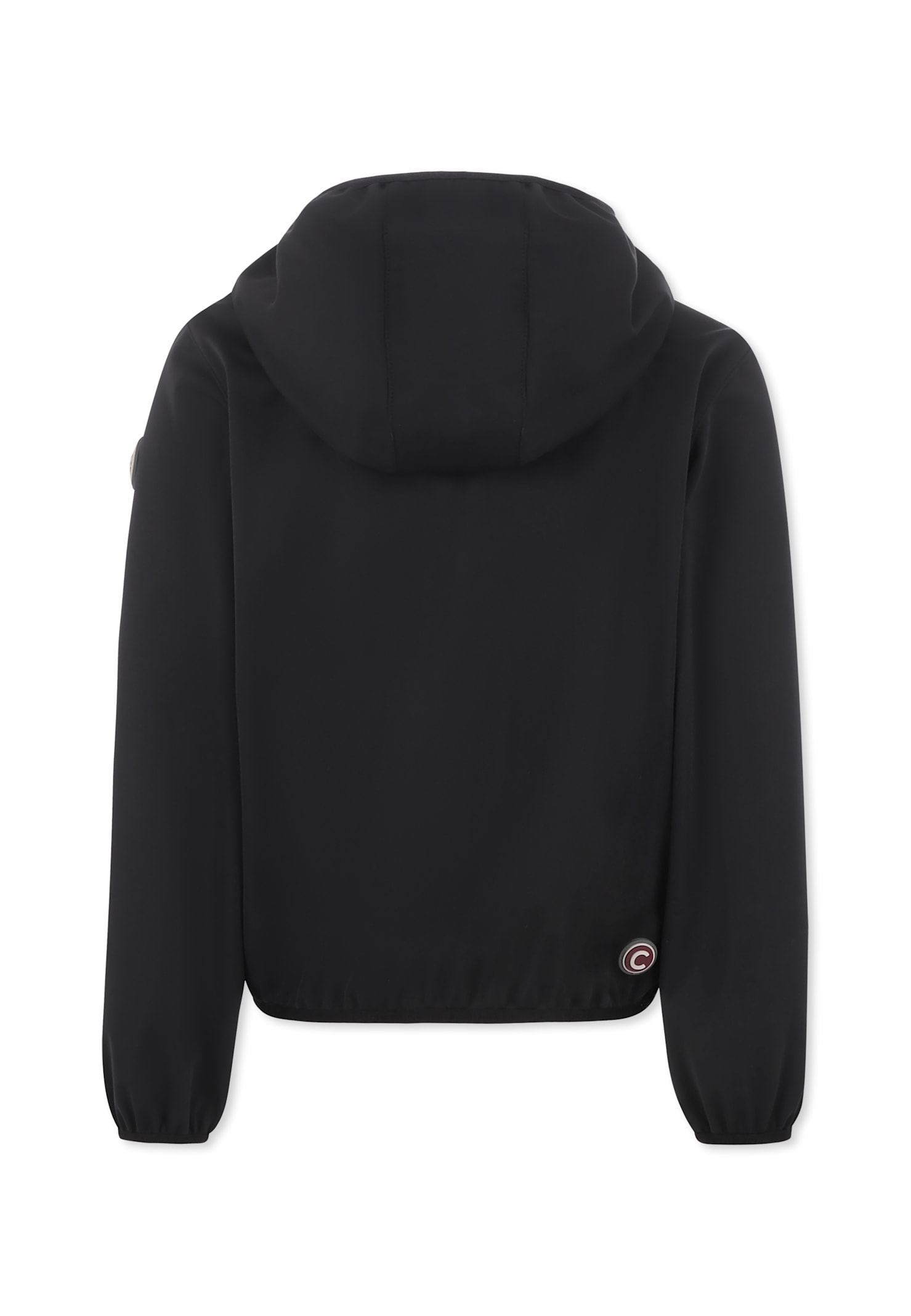 Colmar Black Windbreaker Jacket For Boy In Black