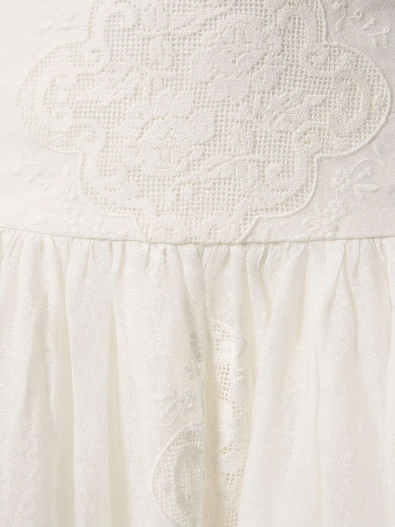 Shop Zimmermann Alight Basque Midi Skirt In White