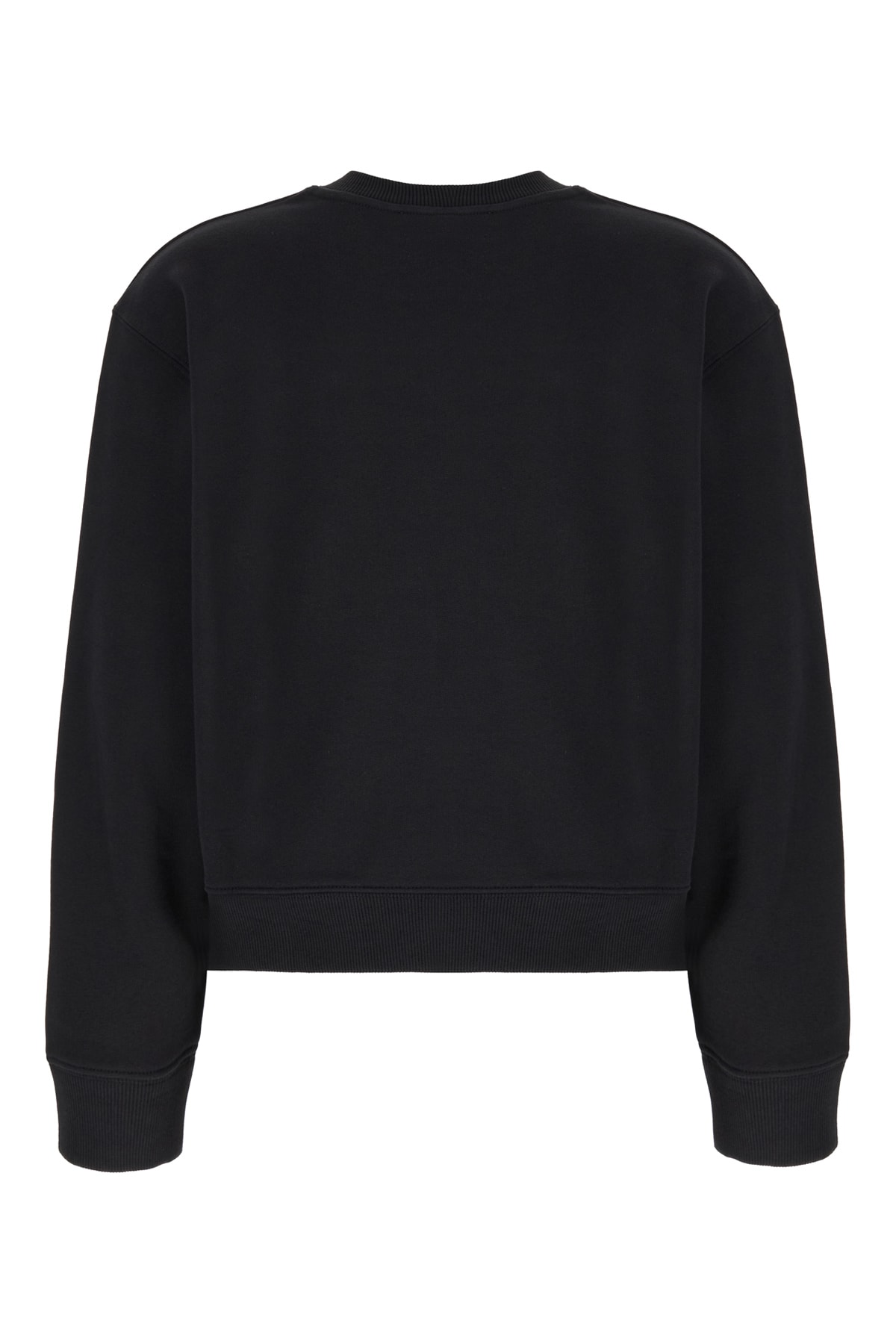 Shop Tory Burch Black Cotton Oversize Sweatshirt