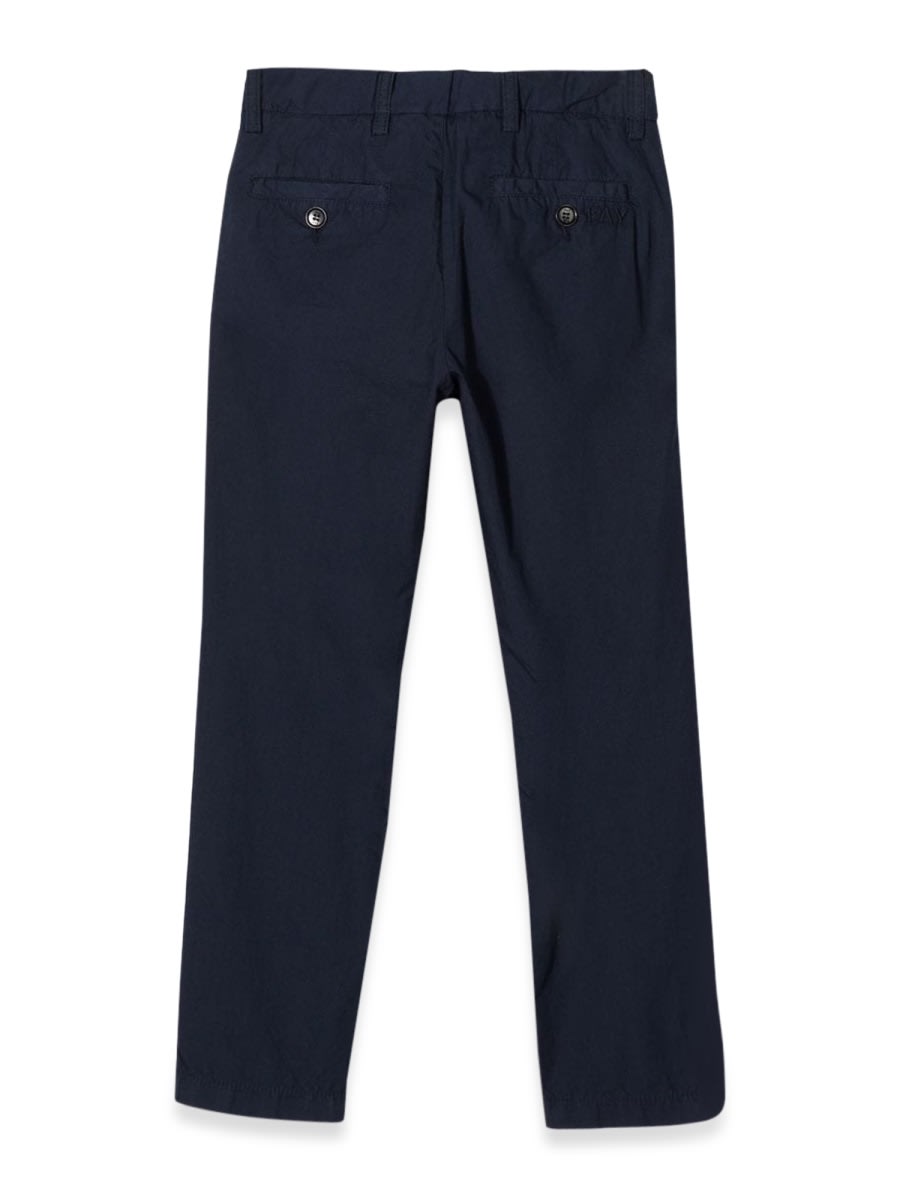 Fay Fabric Pants In Blue