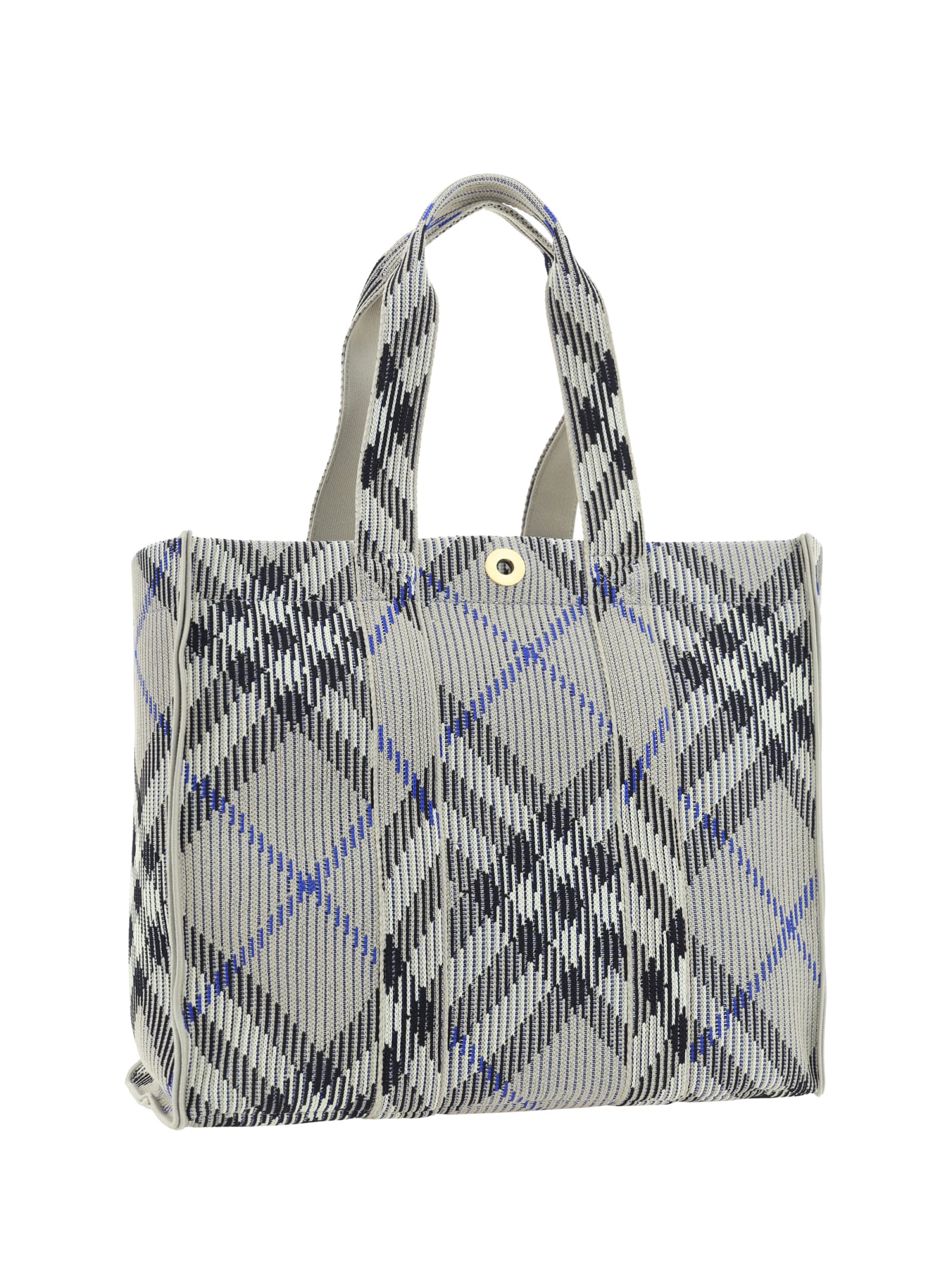 Shop Burberry Tote Shoulder Bag In Beige