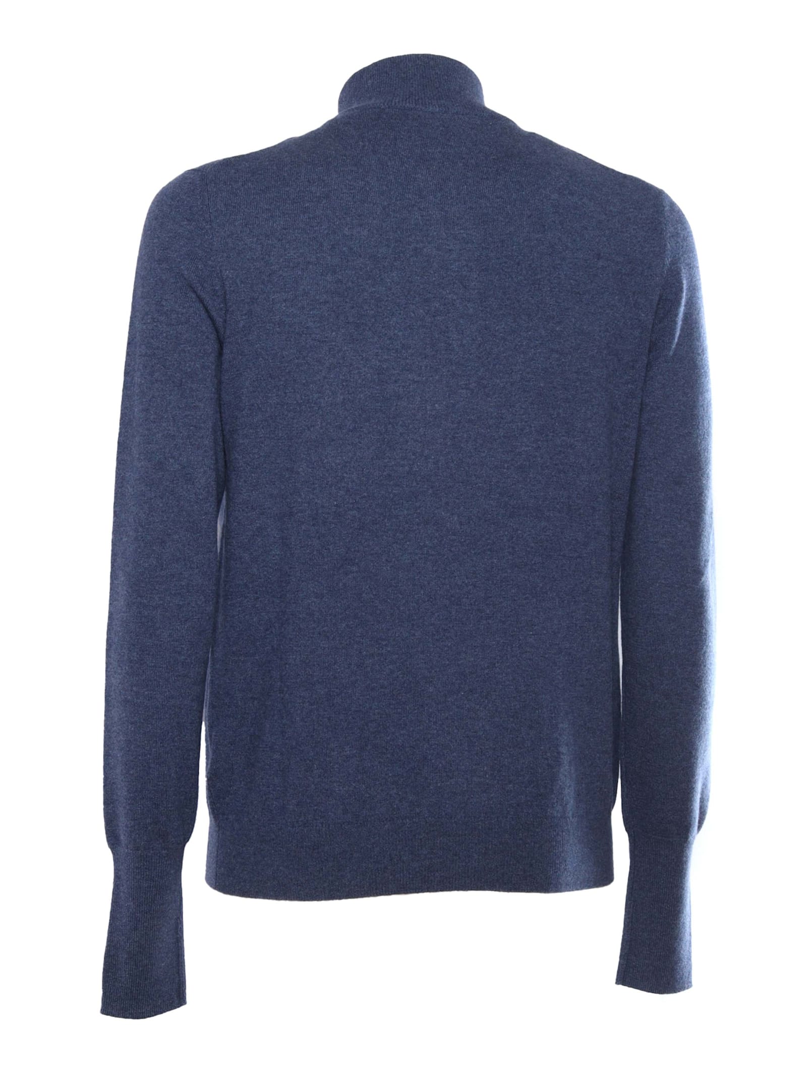 Shop Ballantyne Half Zip Pullover In Blue