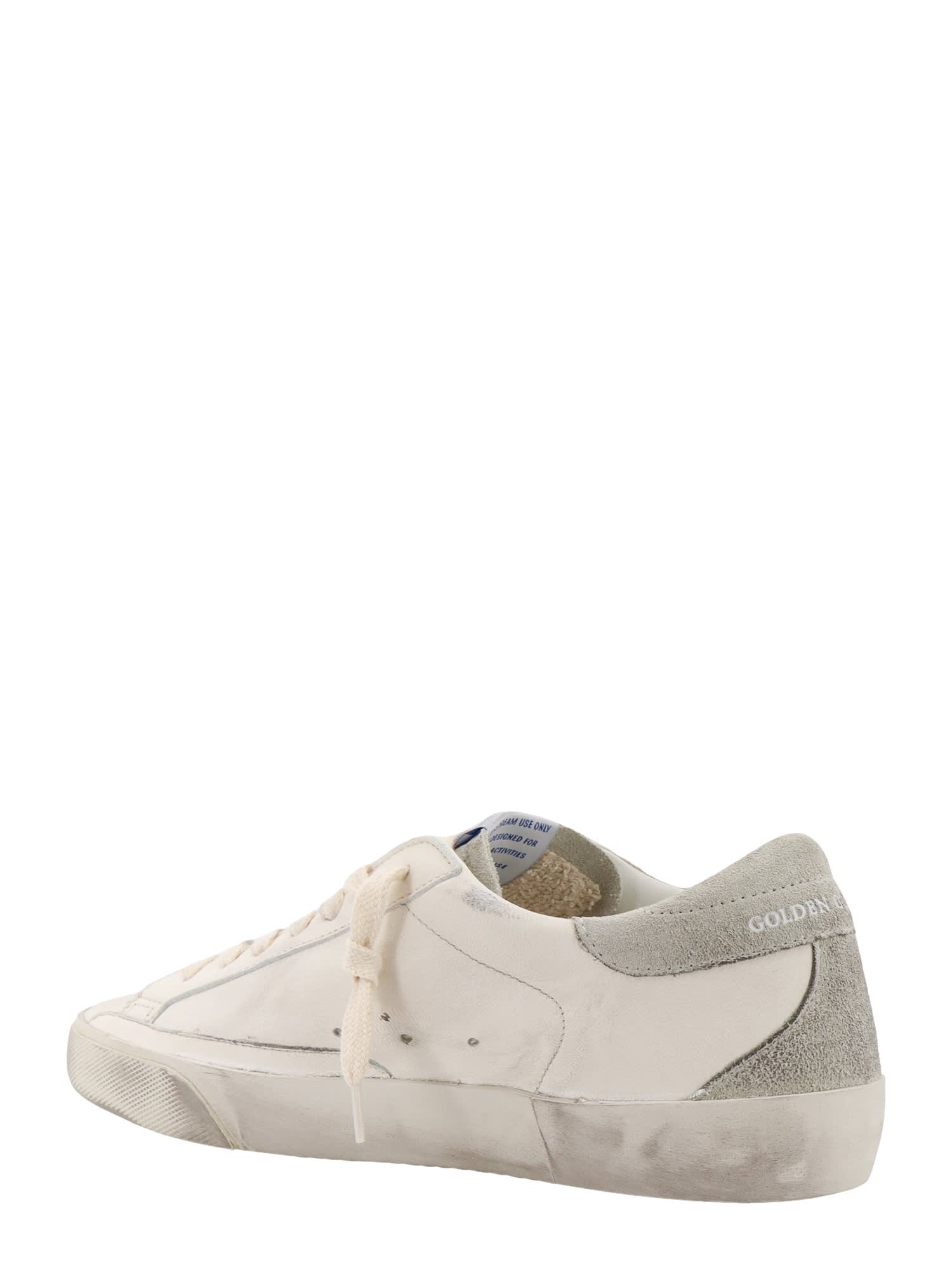 Shop Golden Goose Super Star Sneakers In Grey