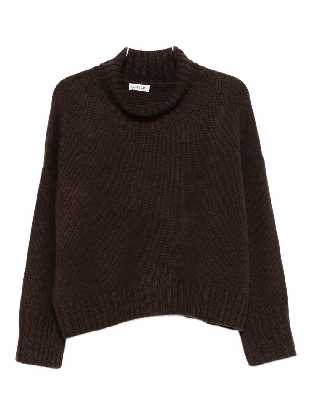 Goat Cashmere Jumper In Brown