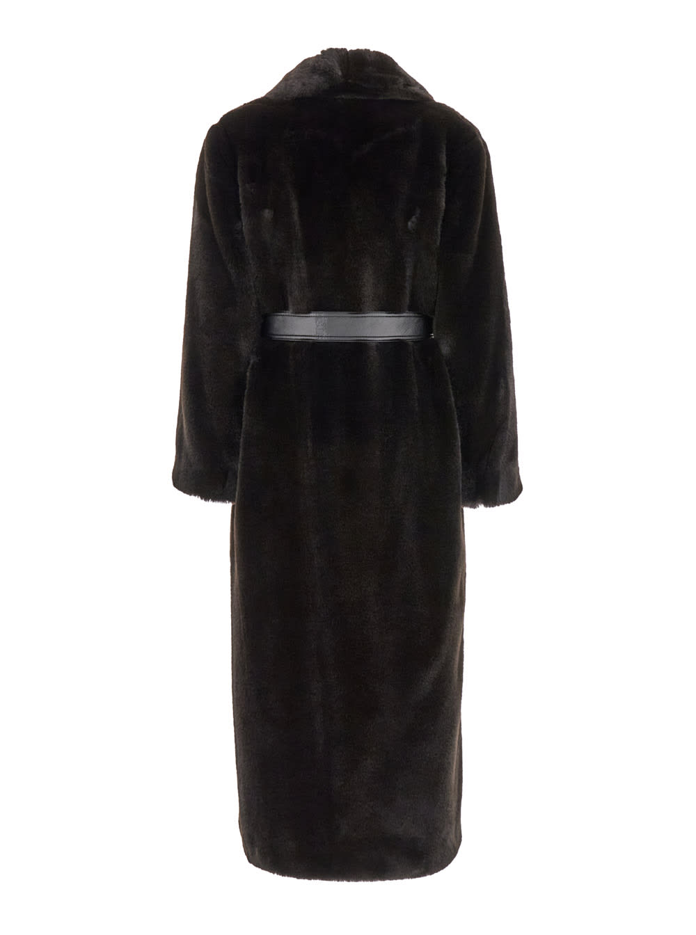 Shop Pinko Comore Eco Fur In Brown