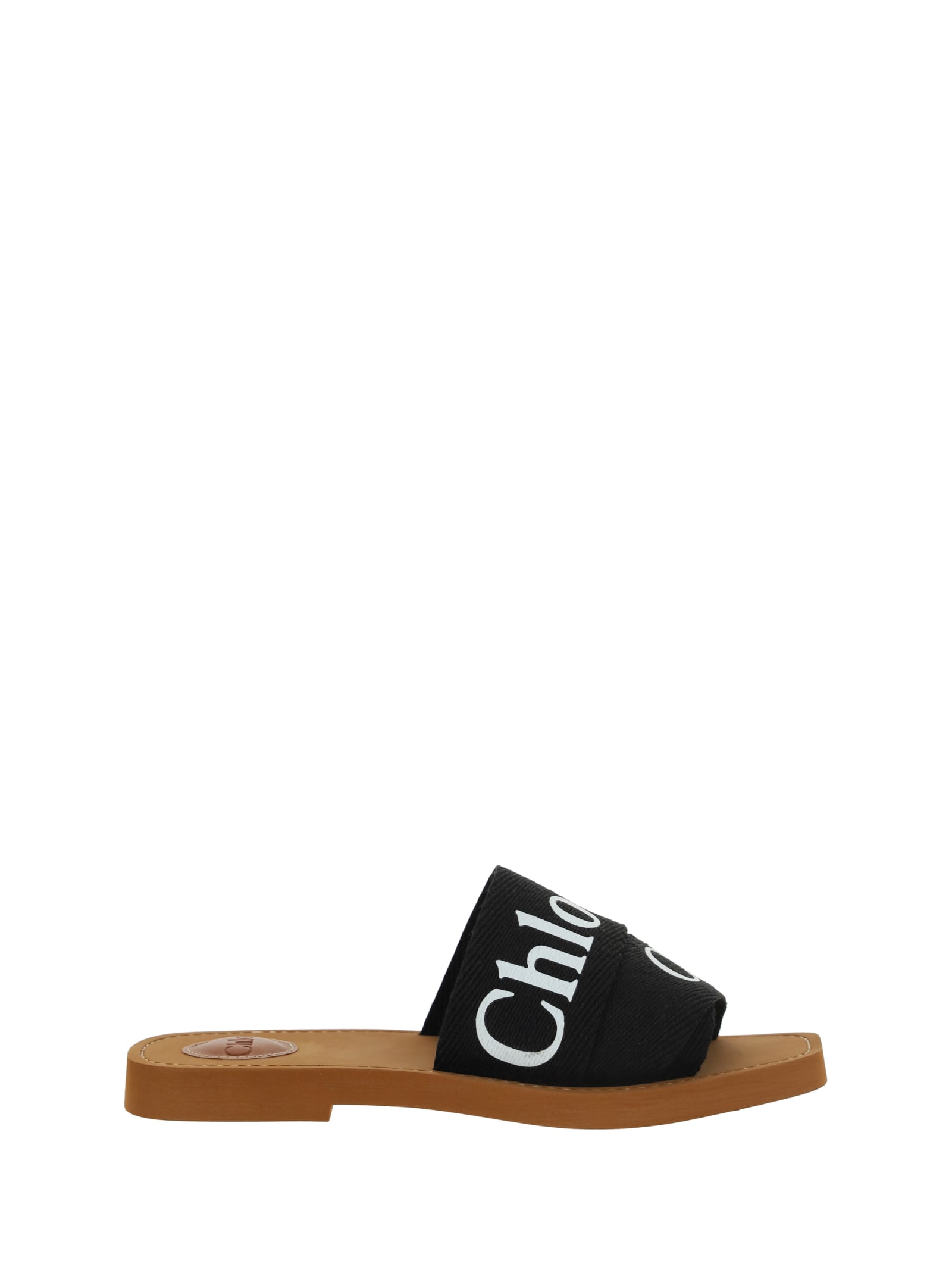 Chloé Woody Sandals In Black
