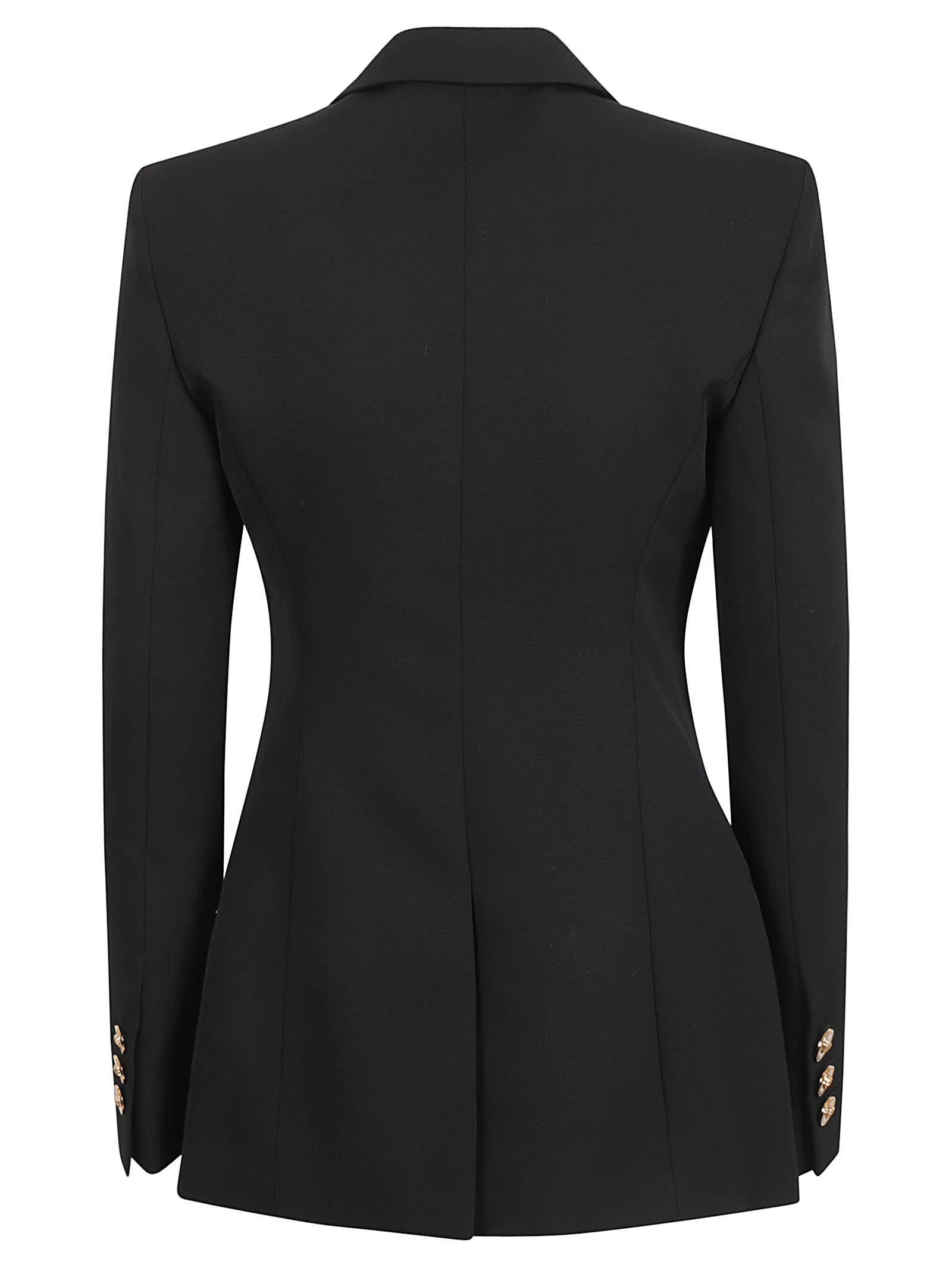 Shop Versace Single-buttoned Blazer In Black