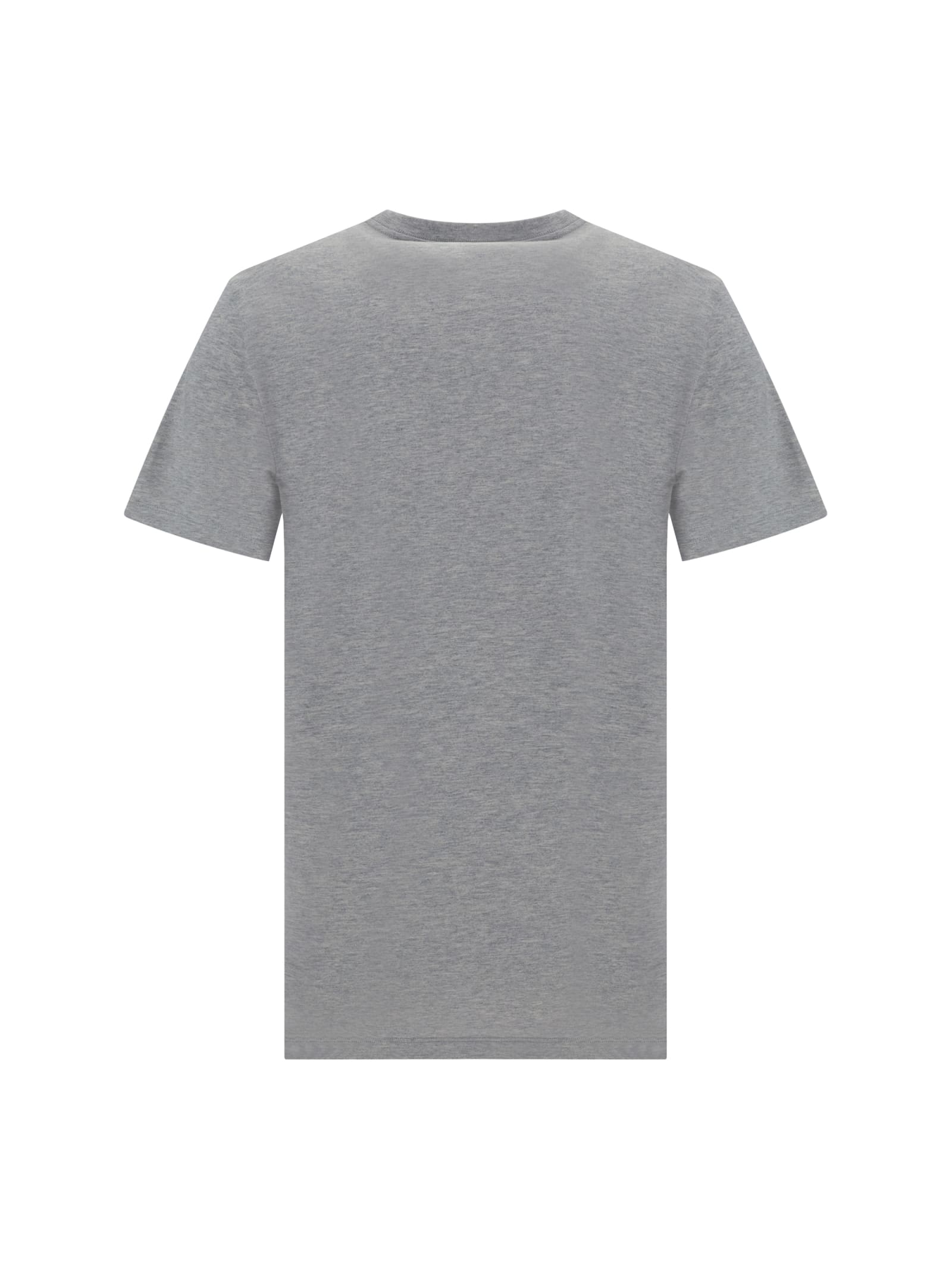 Shop Versace T-shirt In Light Grey