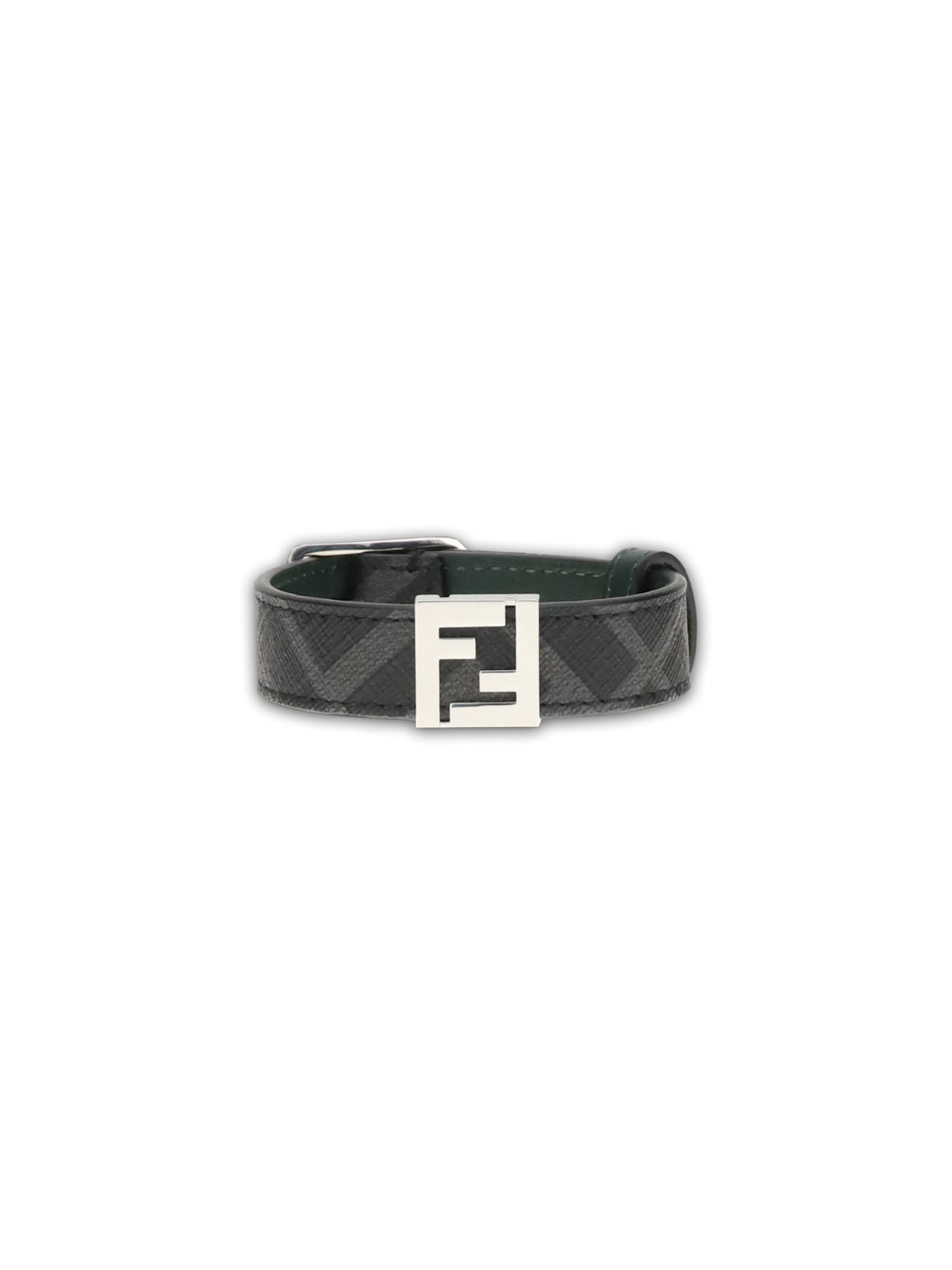 Fendi Ff Bracelet In Black