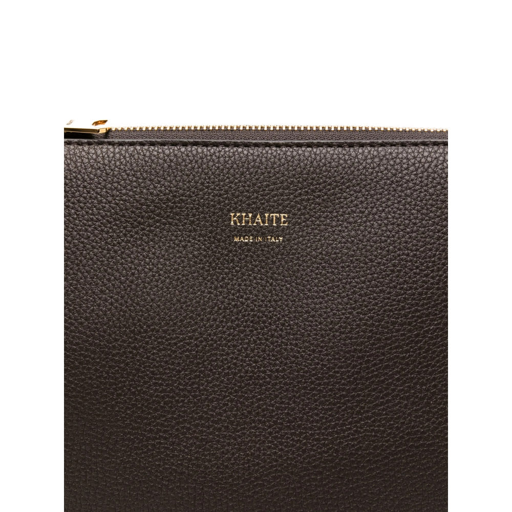 Khaite Leather Shoulder Bags In Brown