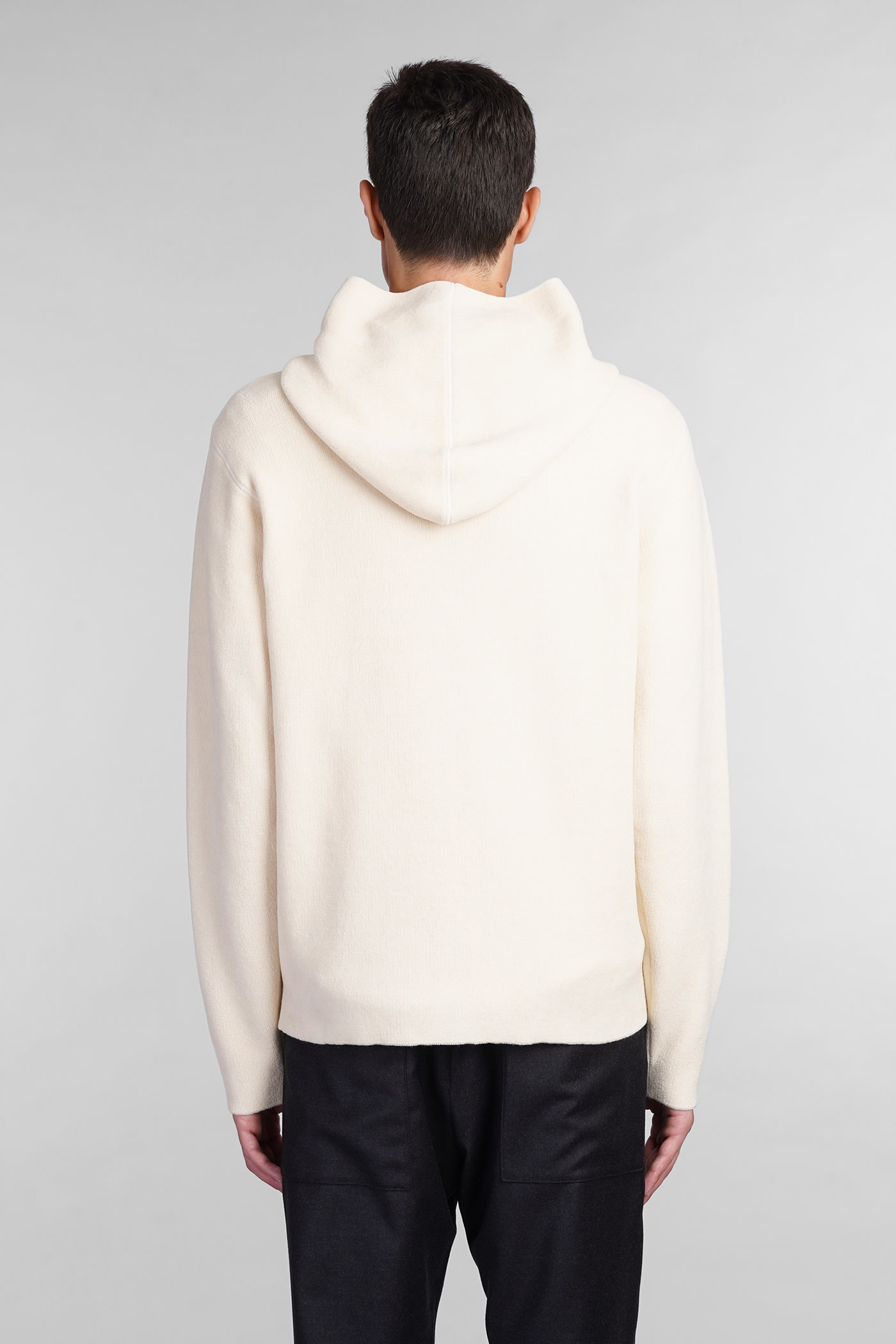 BARENA VENEZIA RELO SWEATSHIRT IN BEIGE COTTON 