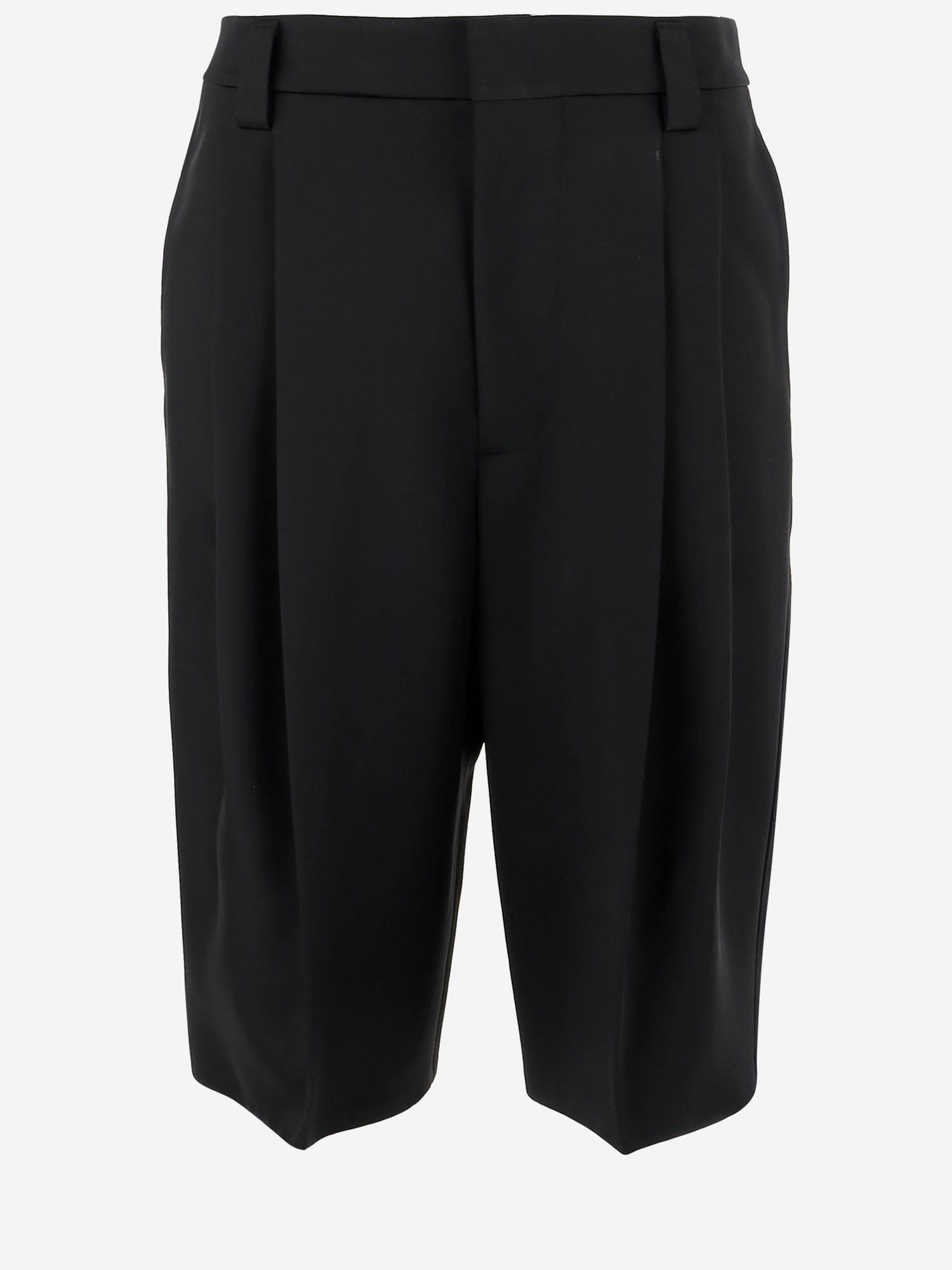 CARVEN VISCOSE MISTO BERMUDA PANTS