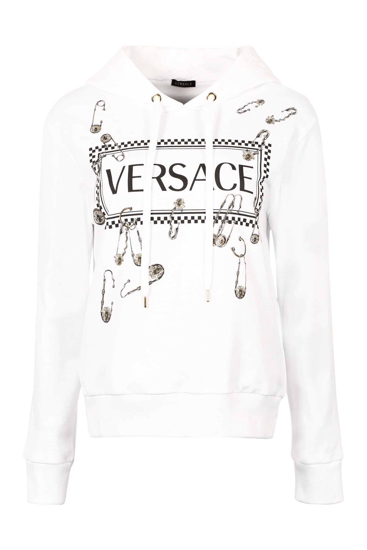 versace white hoodie