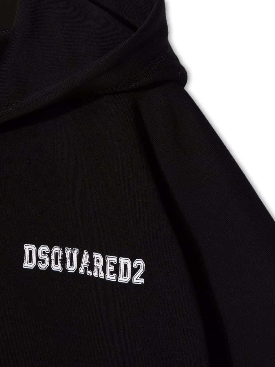 Dsquared2 Over Felpa In Black