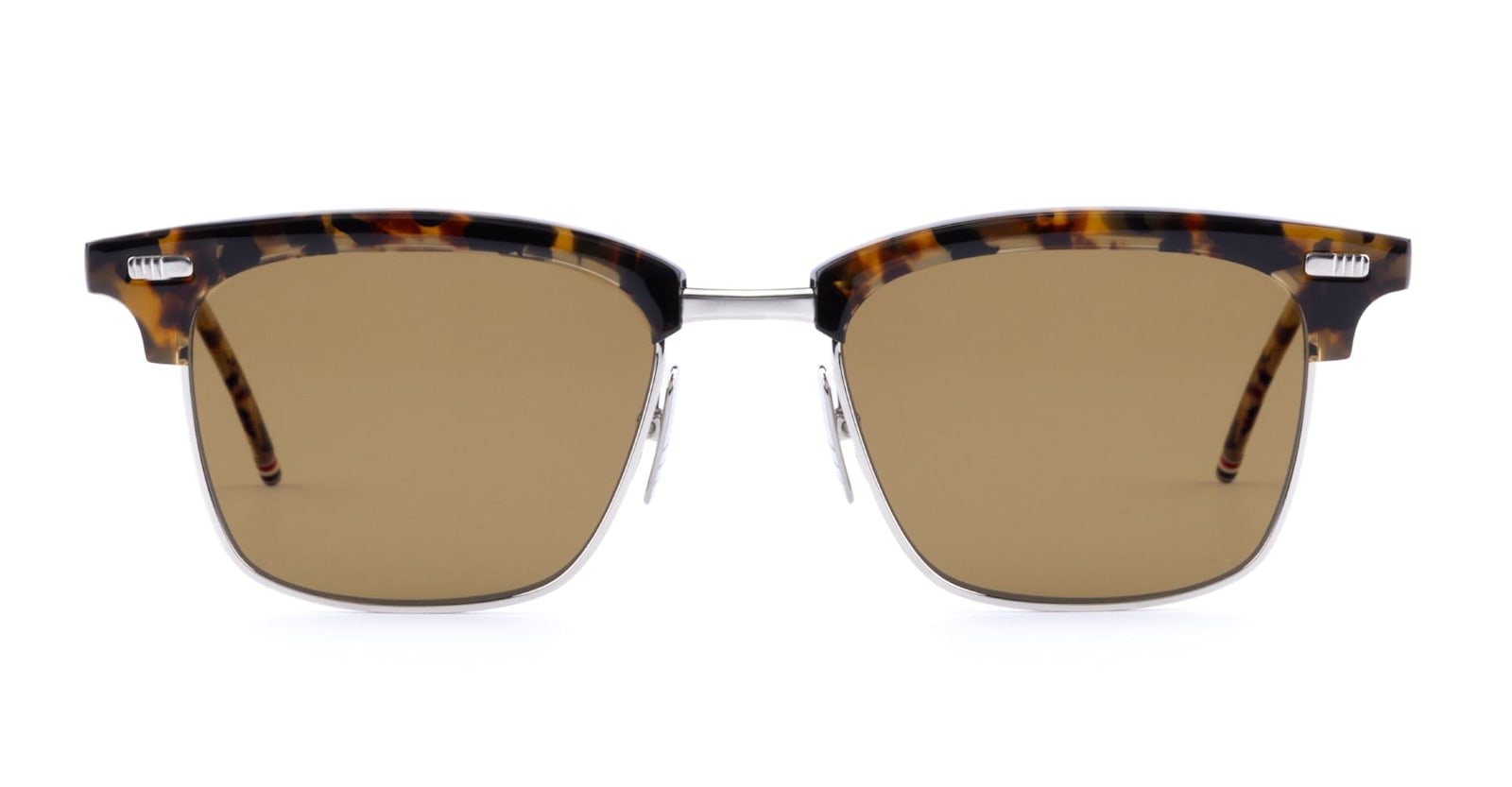 Rectangular / Dark Brown Sunglasses