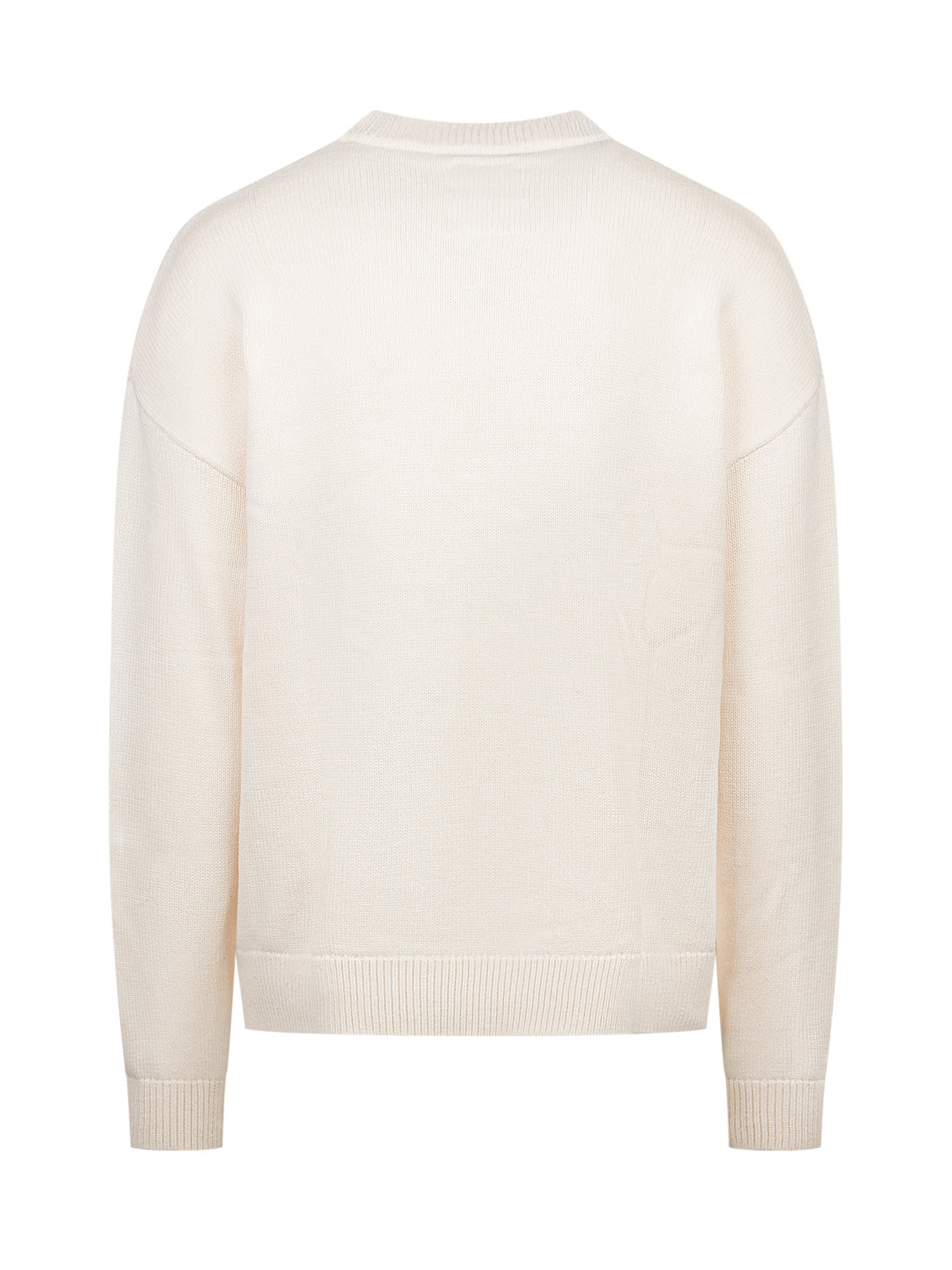 Shop Kidsuper Records Sweater In Cream