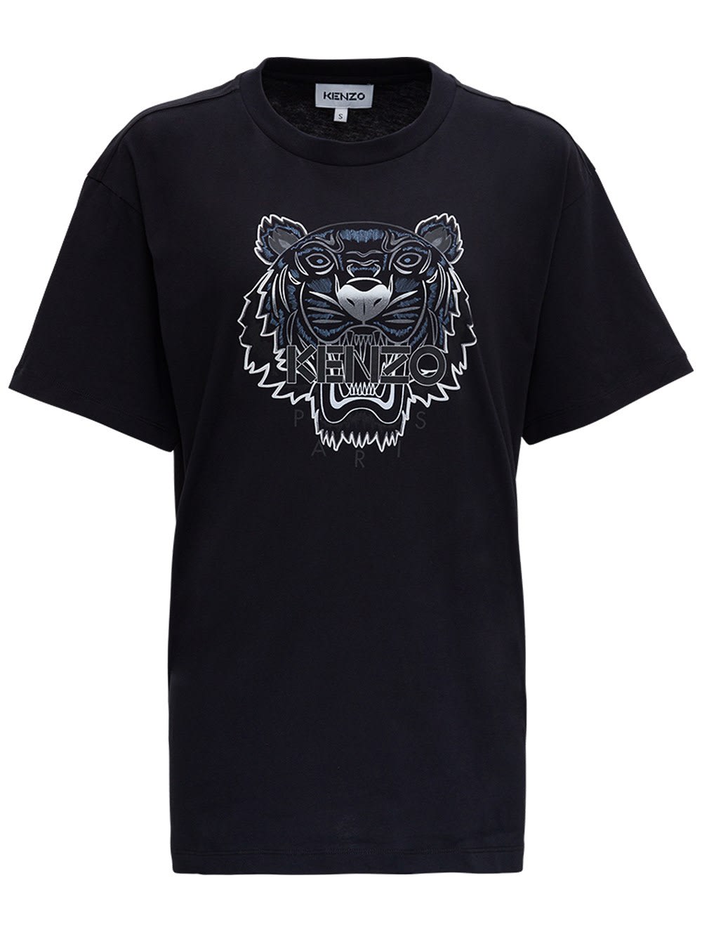 Kenzo Jersey T-shirt With Tiger Print