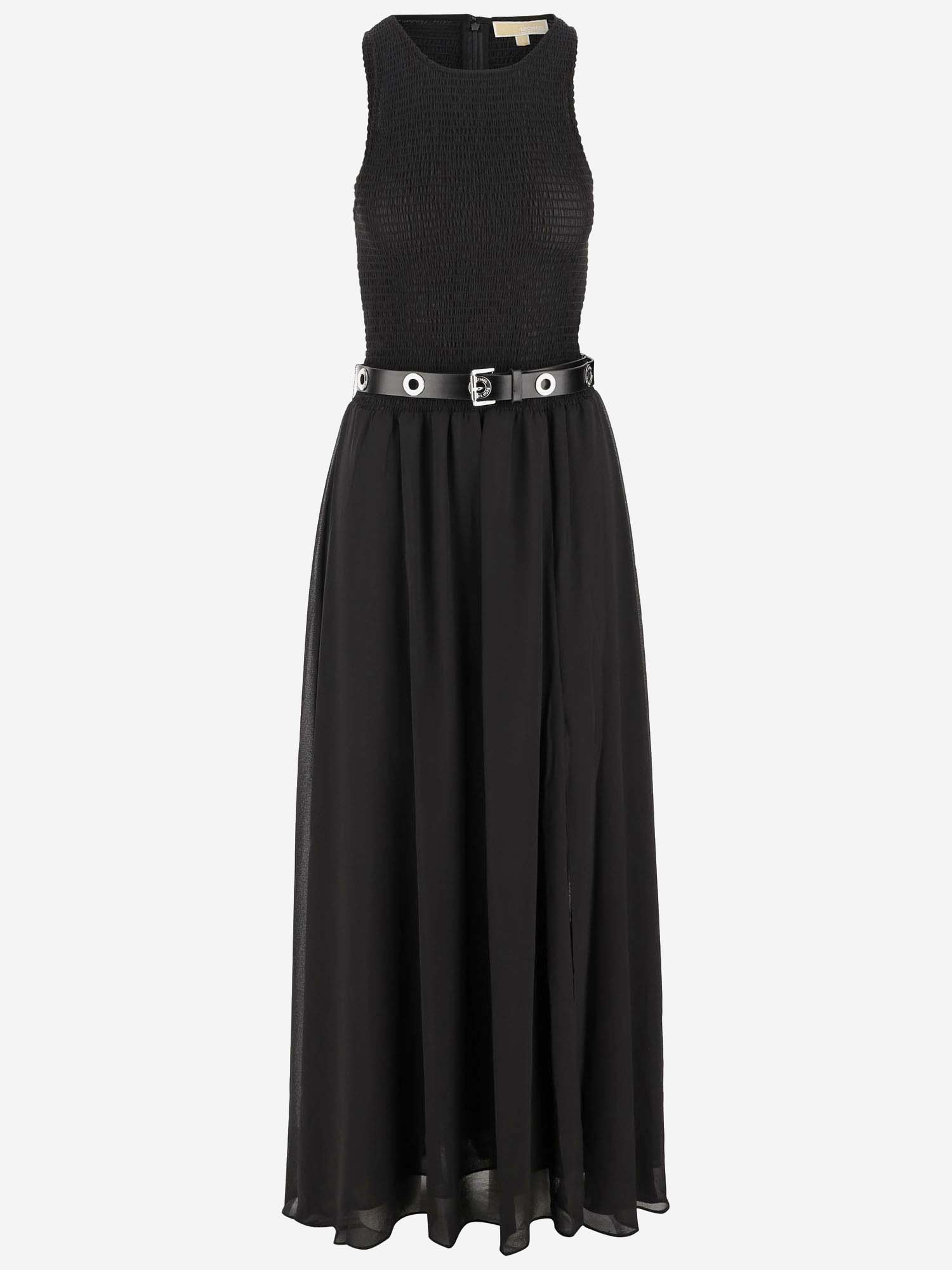 Shop Michael Michael Kors Georgette Dress In Black