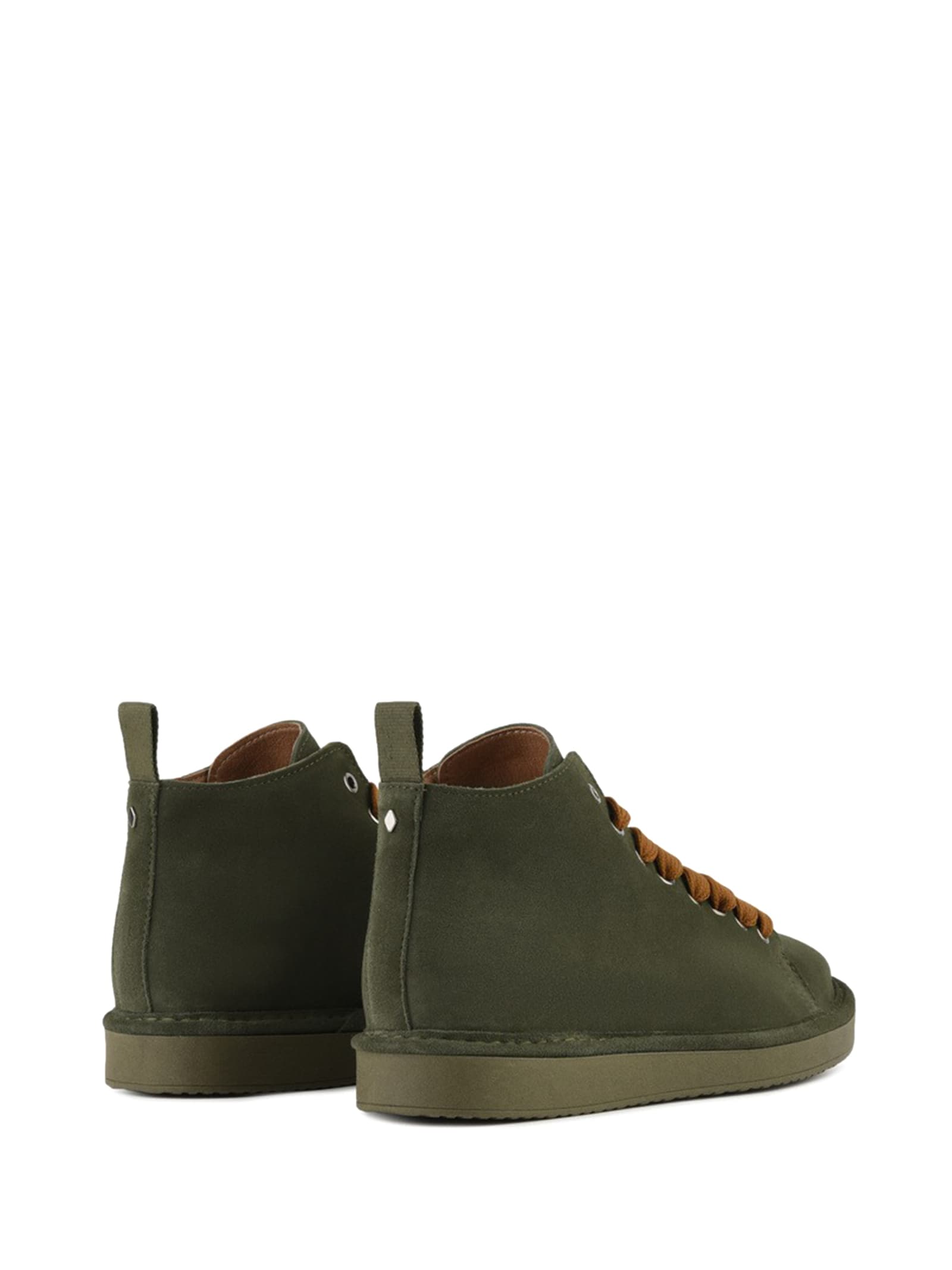 PÀNCHIC MENS P01 MILITARY GREEN SUEDE ANKLE BOOT 