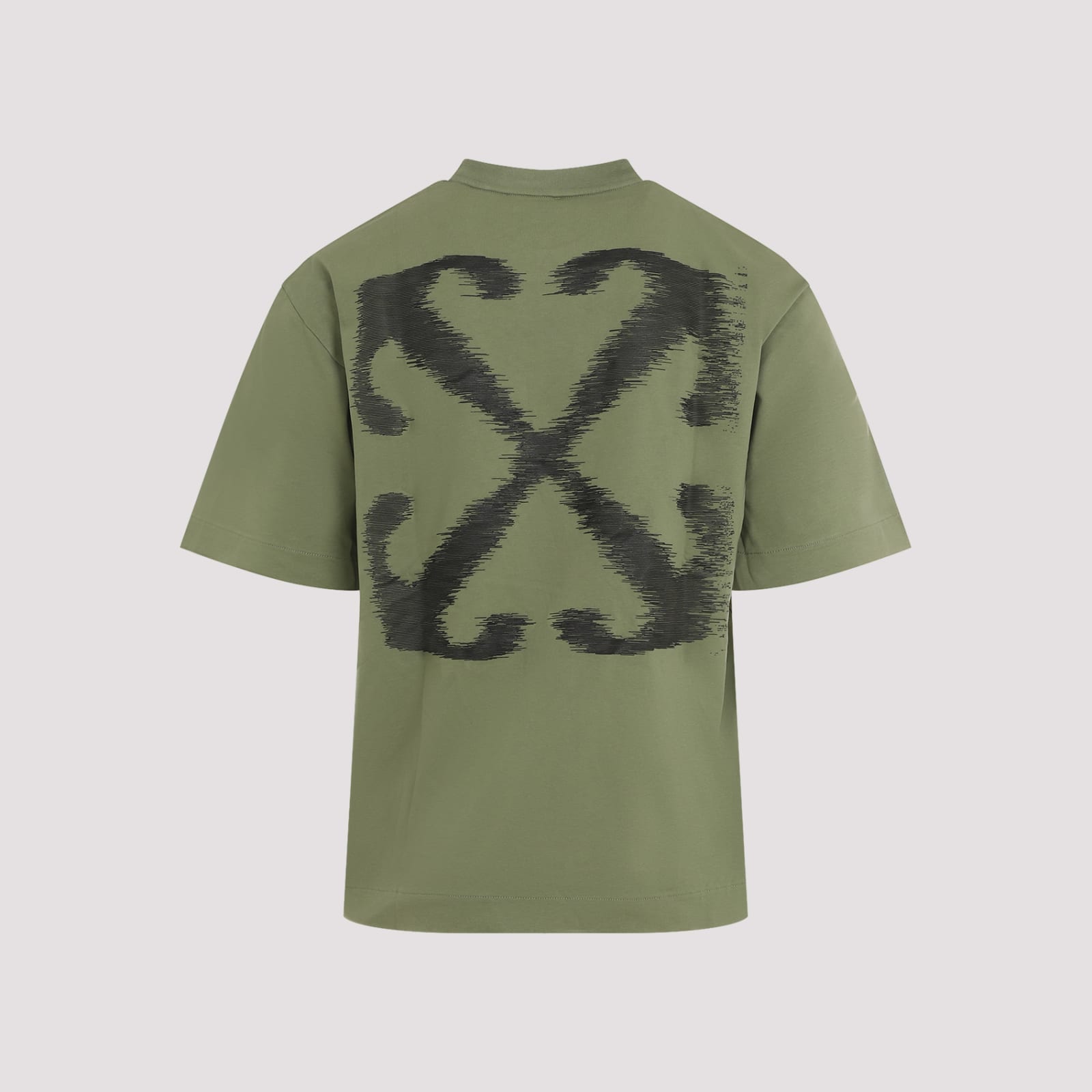 Shop Off-white Windy Arrow Skate T-shirt In Four Leaf