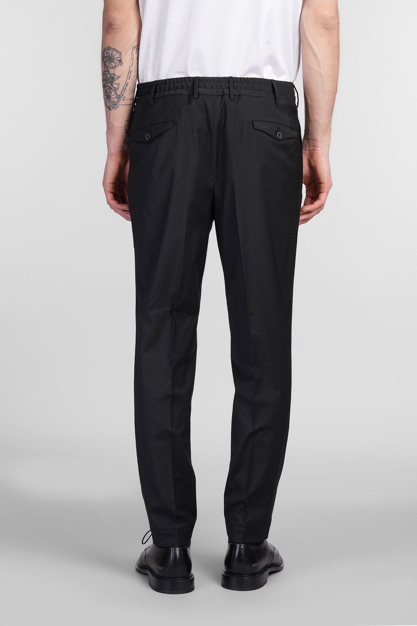 Santaniello Irno Evo Pants In Black Cotton In Black