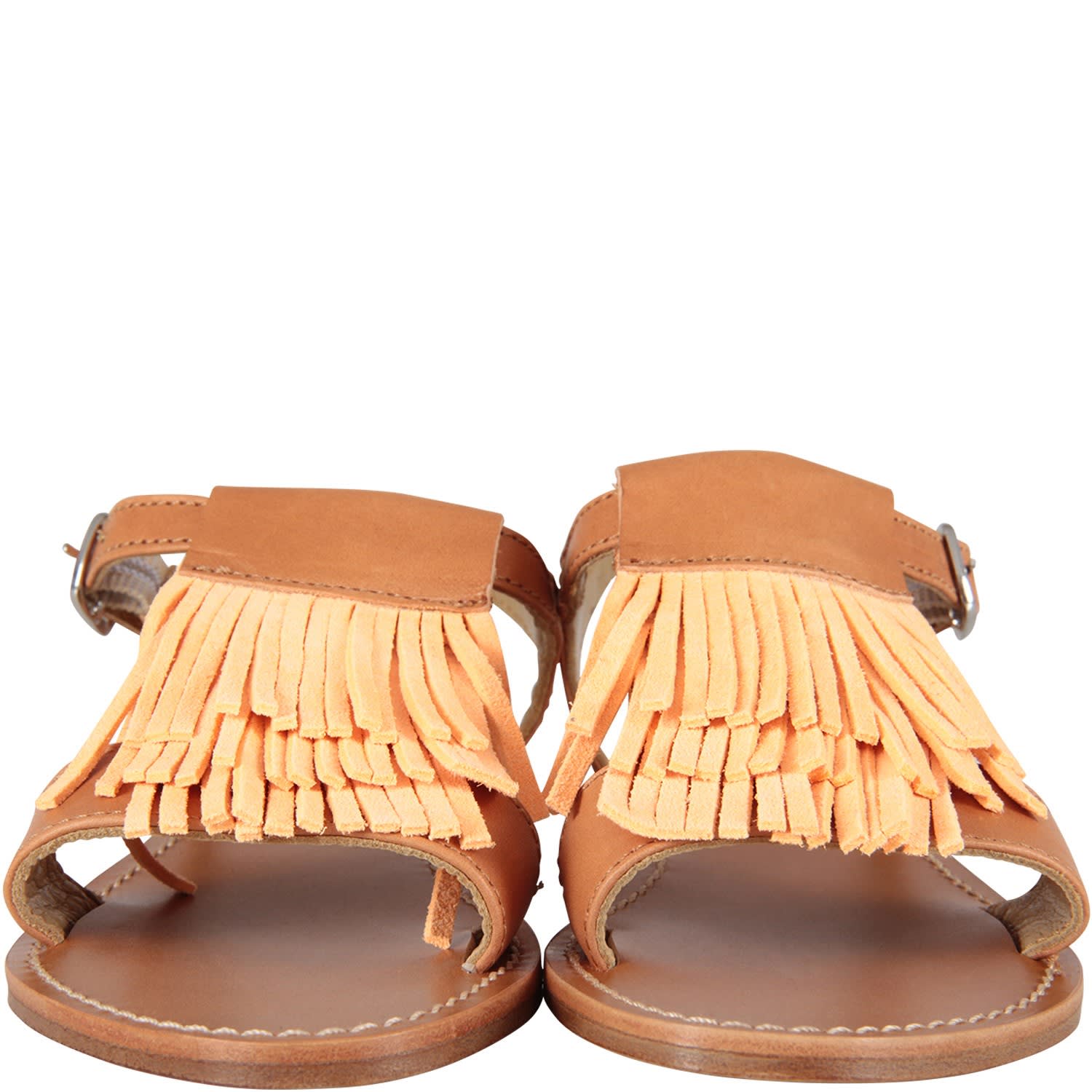 salmon colored sandals