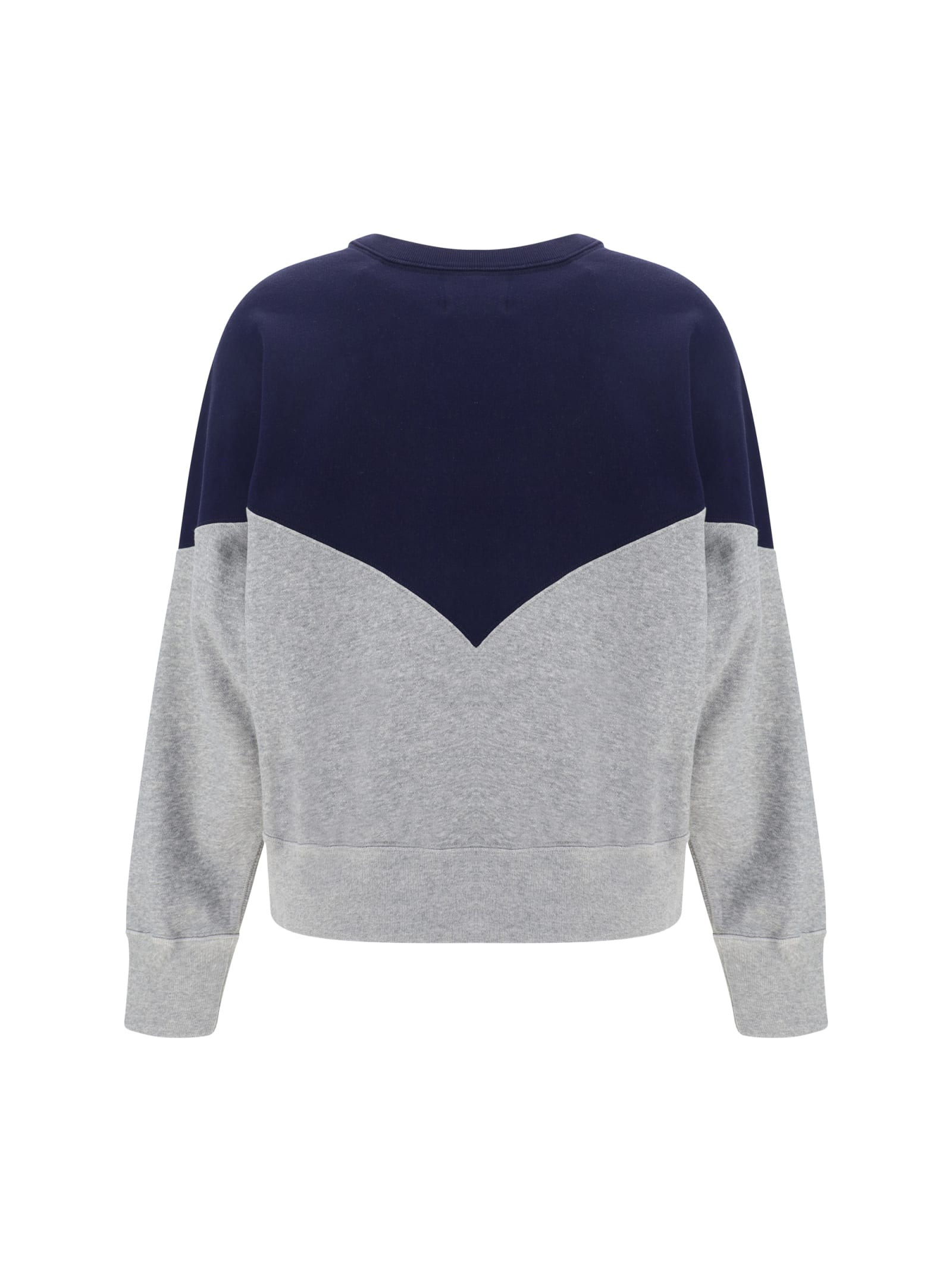 Shop Marant Etoile Houston Sweatshirt In Navy/grey