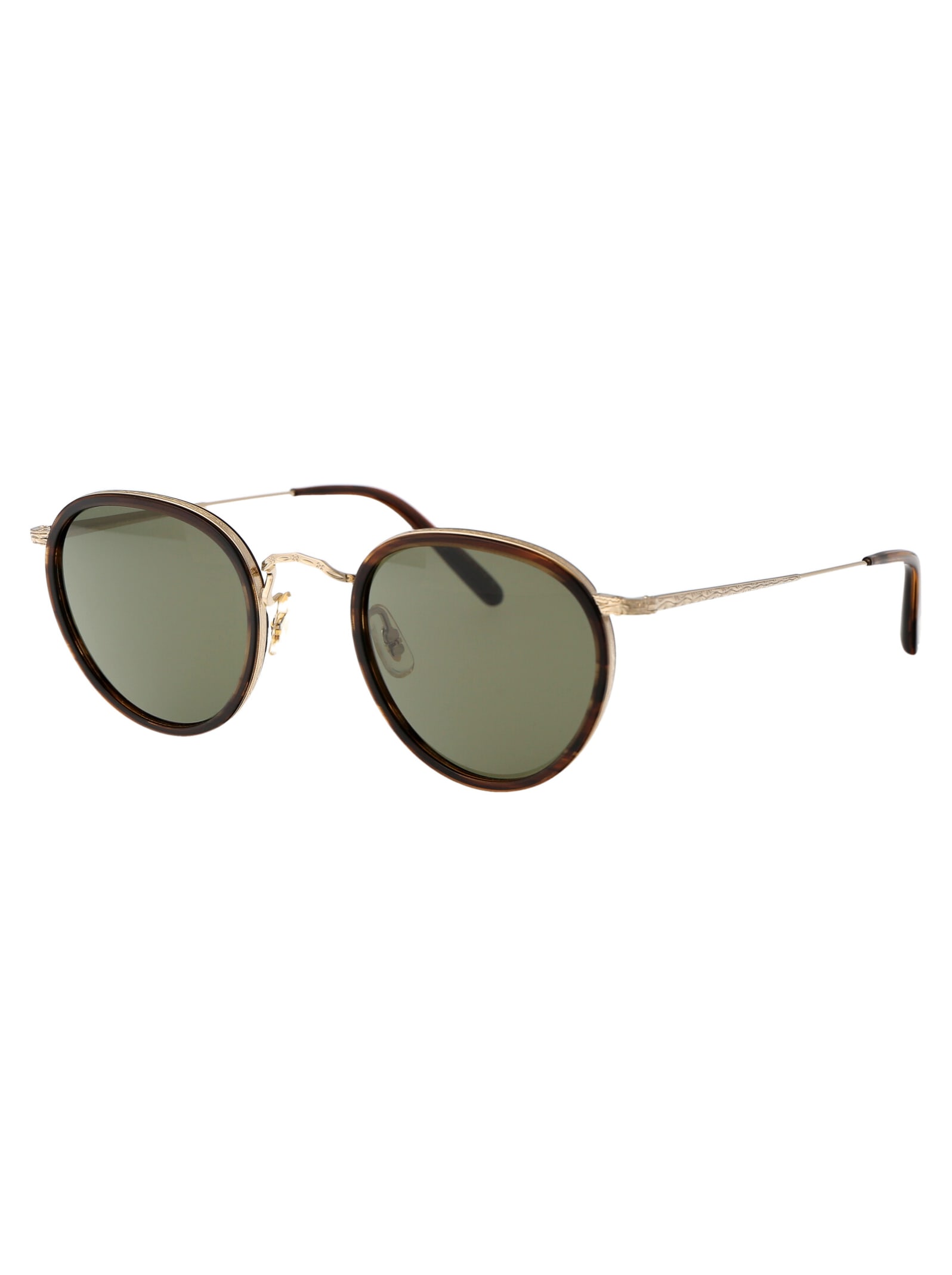 Shop Oliver Peoples Mp-2 Sun Sunglasses In 533052 Tuscany Tortoise/gold