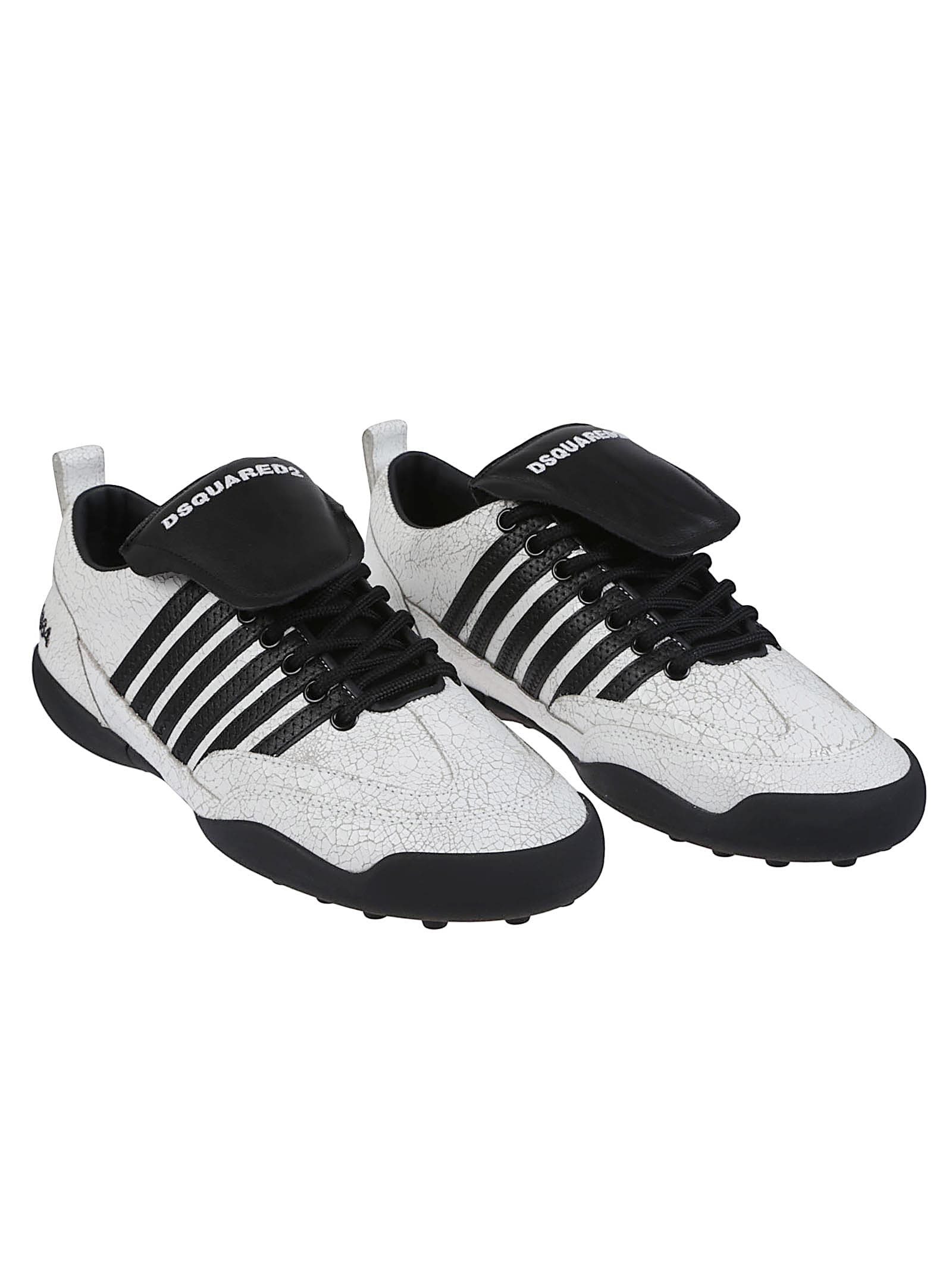Dsquared2 Soccer Lace-up Low Top Sneakers In Multi