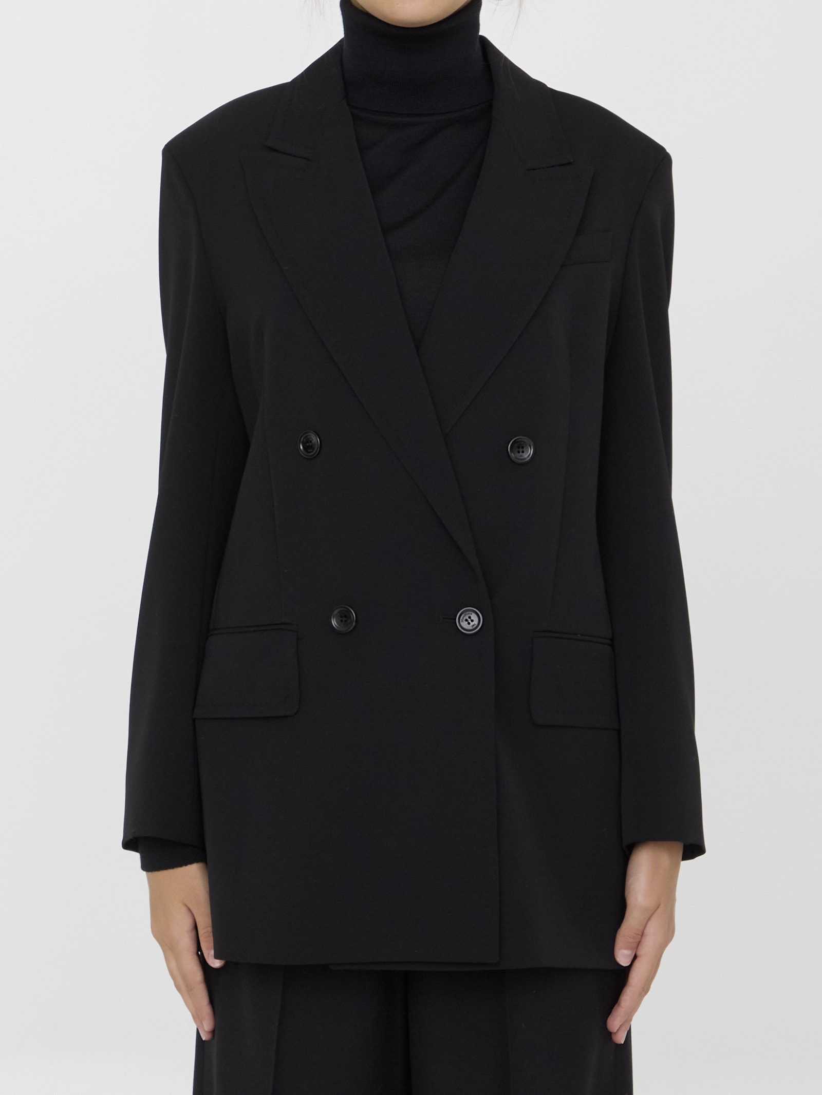 Shop Max Mara Amaca Jacket In Black