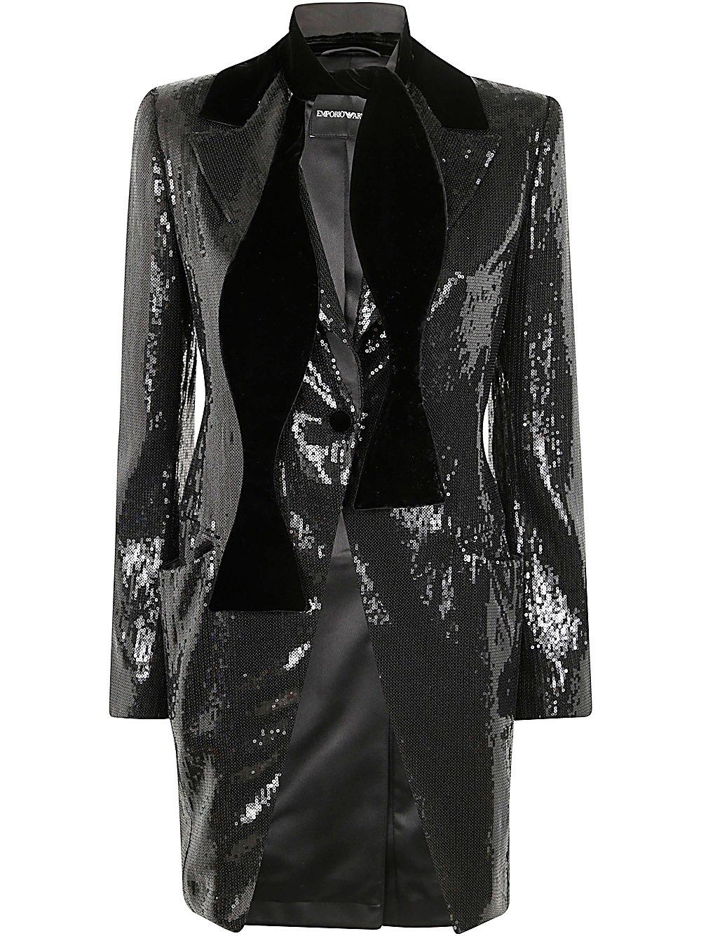 Single Breasted Sequinned Blazer