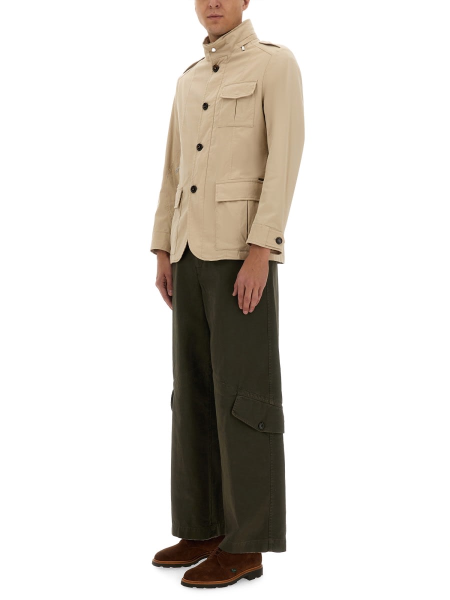Moorer Port-sac Military-style Button-up Jacket
