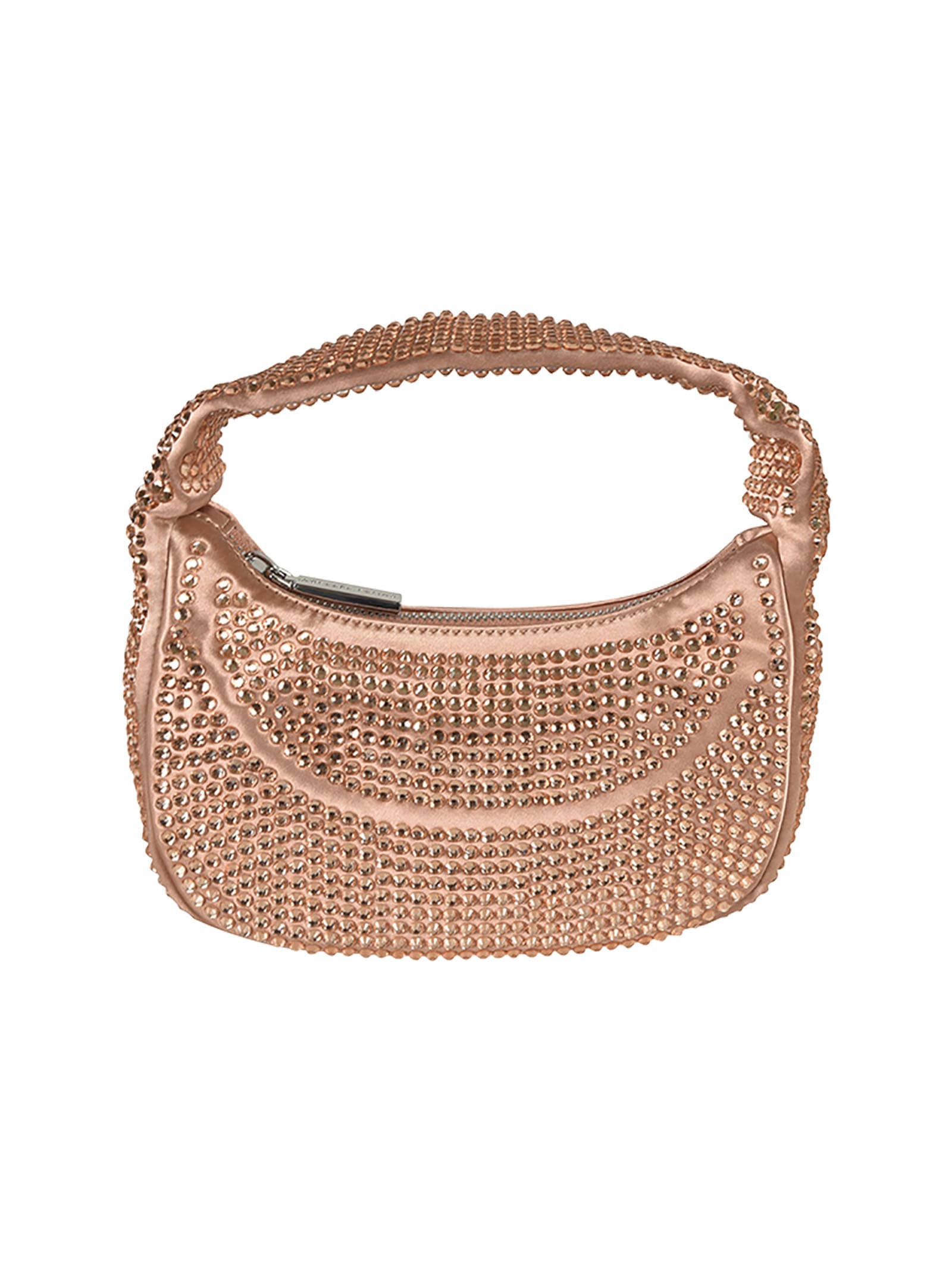 Embellished Zip Shoulder Bag